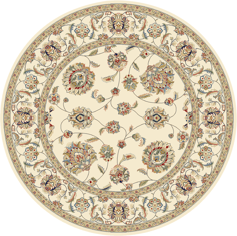 Dynamic Rugs ANCIENT GARDEN 57365-6464 Ivory Rug