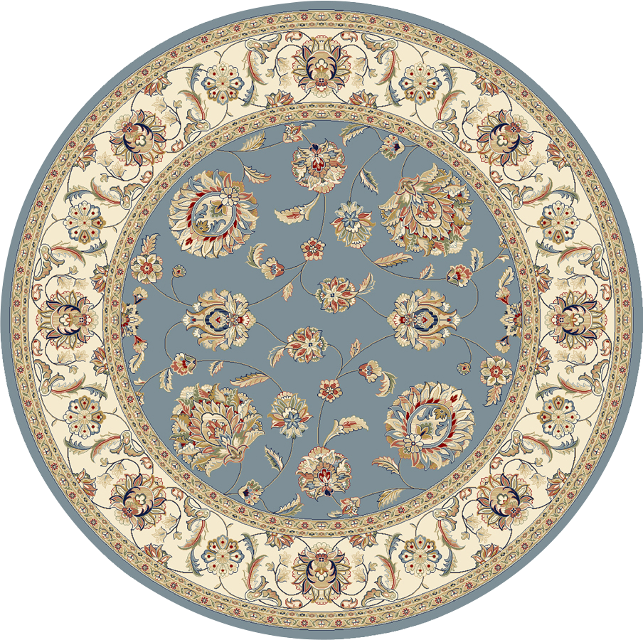 Dynamic Rugs Ancient Garden 57365-5464 Light Blue/Ivory Rug