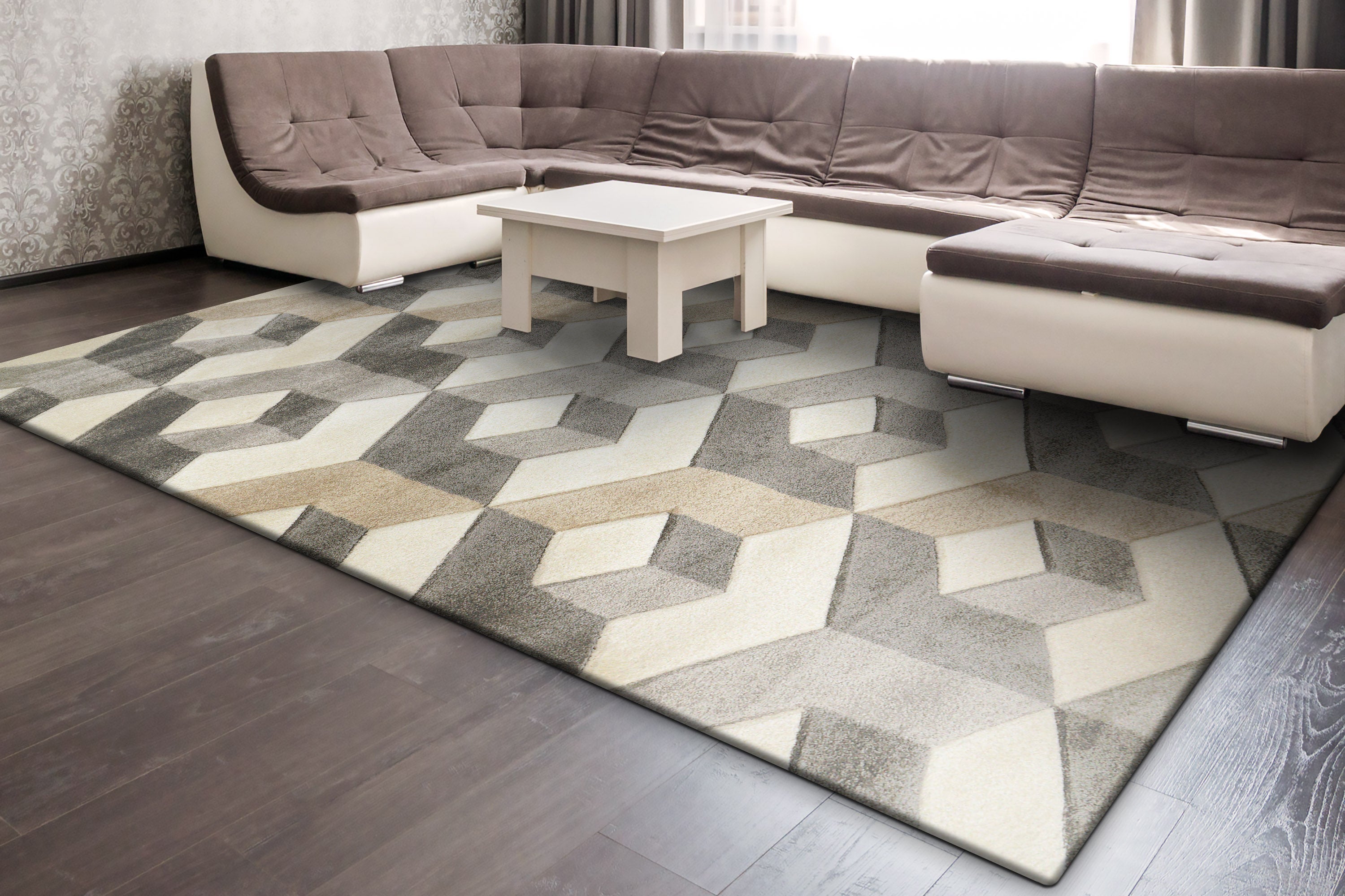 Dynamic Rugs Stella 3281-198 Ivory/Grey Rug