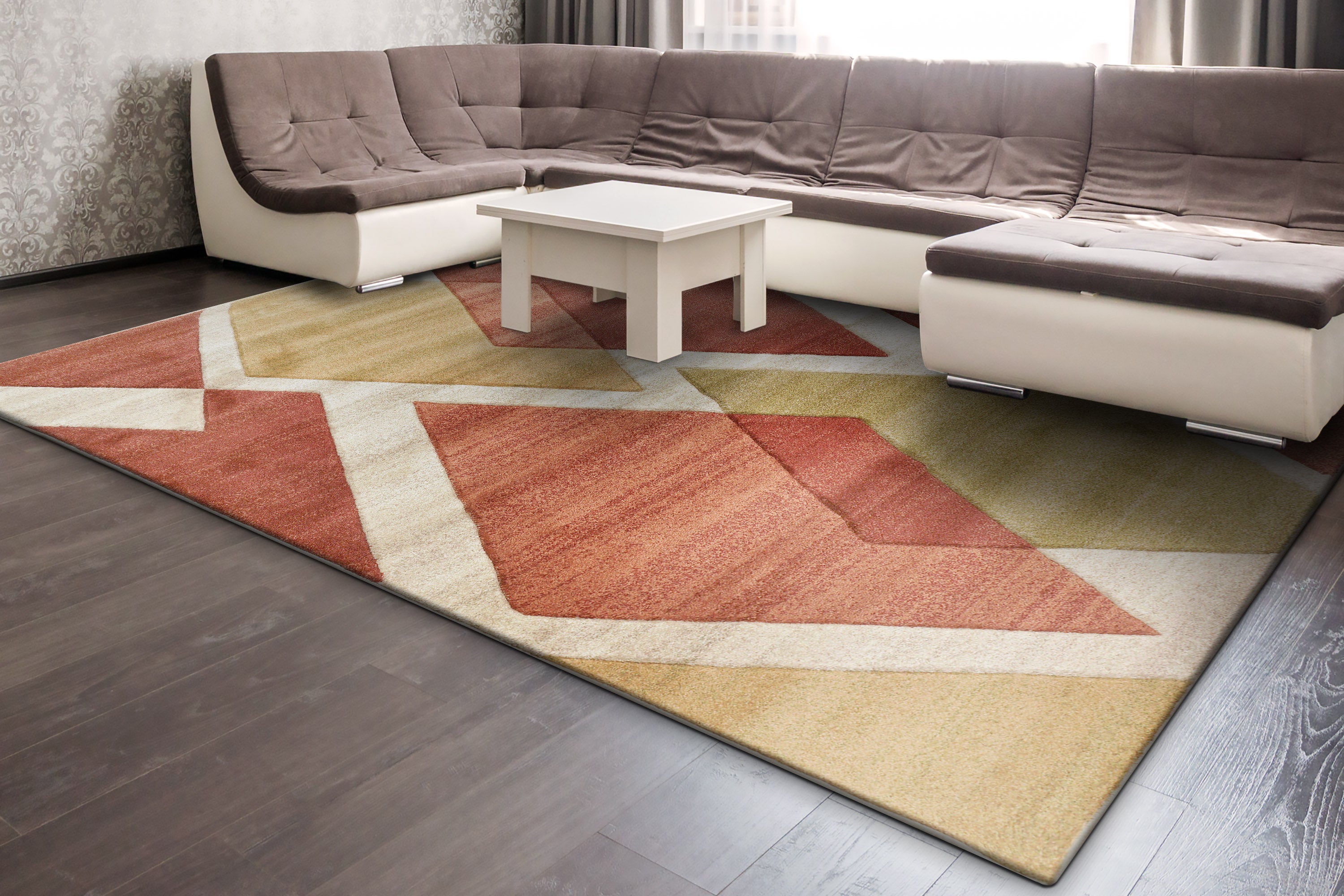 Dynamic Rugs Stella 3284-371 Red/Gold Rug