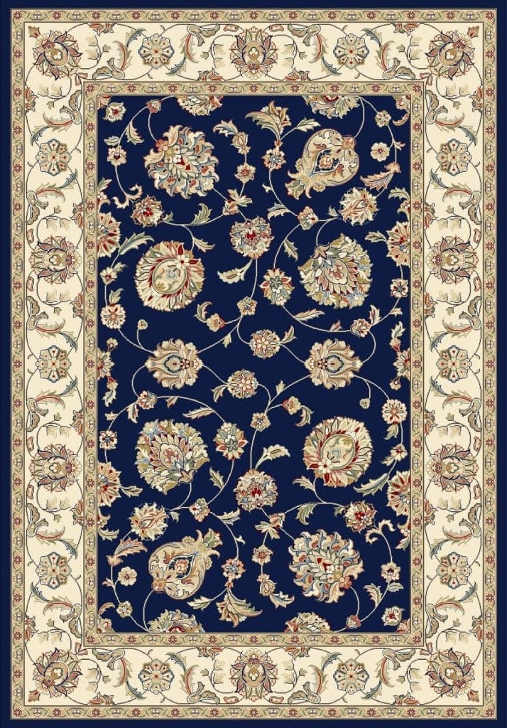 Dynamic Rugs Ancient Garden 57365-3464 Blue/Ivory Rug