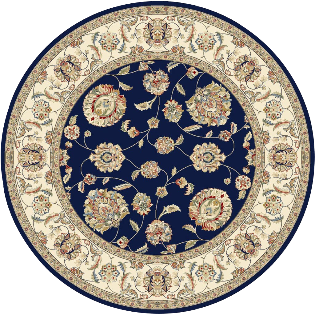 Dynamic Rugs Ancient Garden 57365-3464 Blue/Ivory Rug