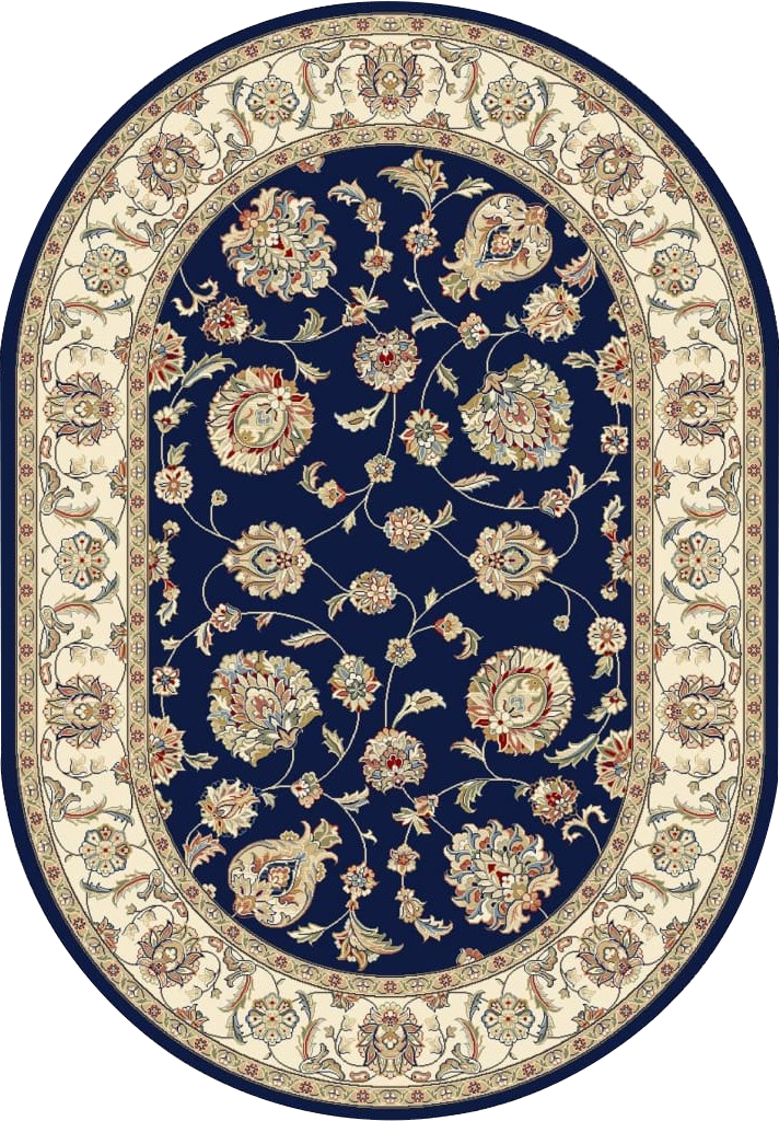 Dynamic Rugs Ancient Garden 57365-3464 Blue/Ivory Rug