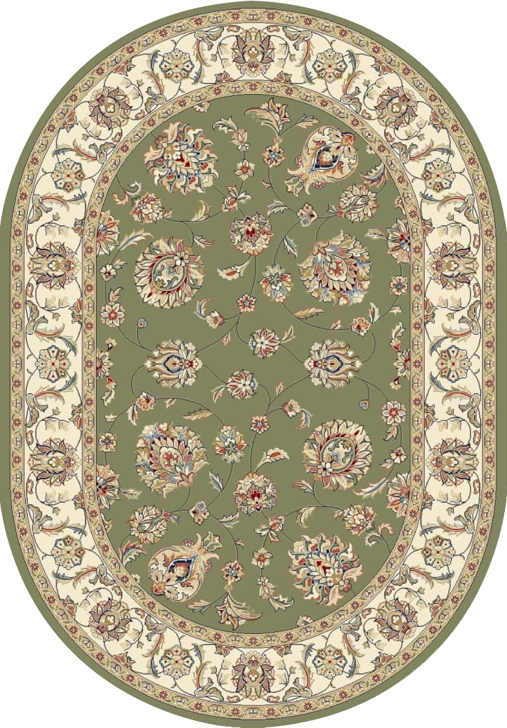 Dynamic Rugs Ancient Garden 57365-4464 Green/Ivory Rug