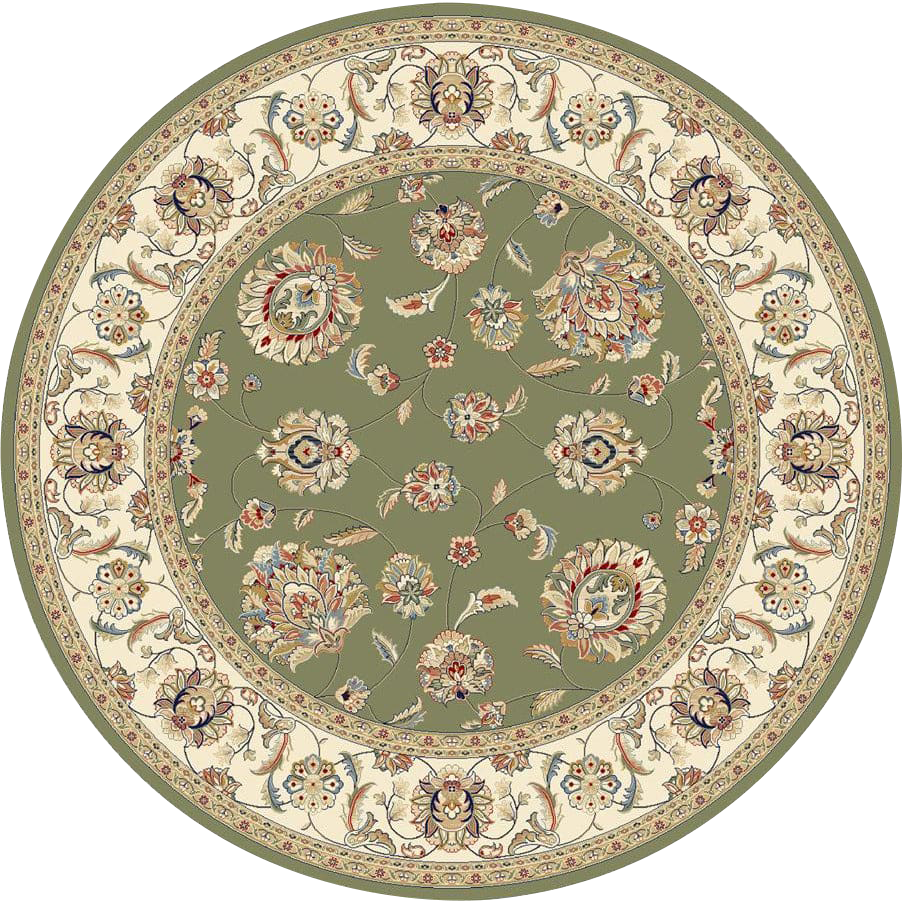 Dynamic Rugs Ancient Garden 57365-4464 Green/Ivory Rug
