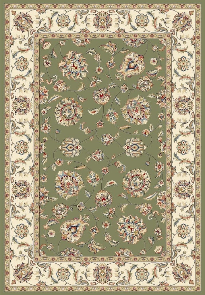 Dynamic Rugs Ancient Garden 57365-4464 Green/Ivory Rug