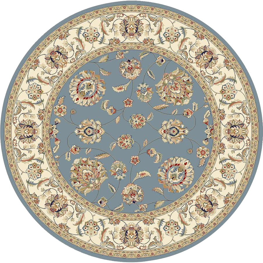 Dynamic Rugs Ancient Garden 57365-5464 Light Blue/Ivory Rug