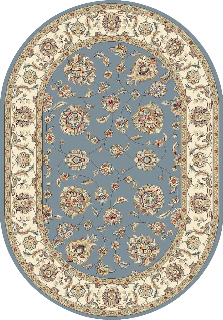 Dynamic Rugs Ancient Garden 57365-5464 Light Blue/Ivory Rug