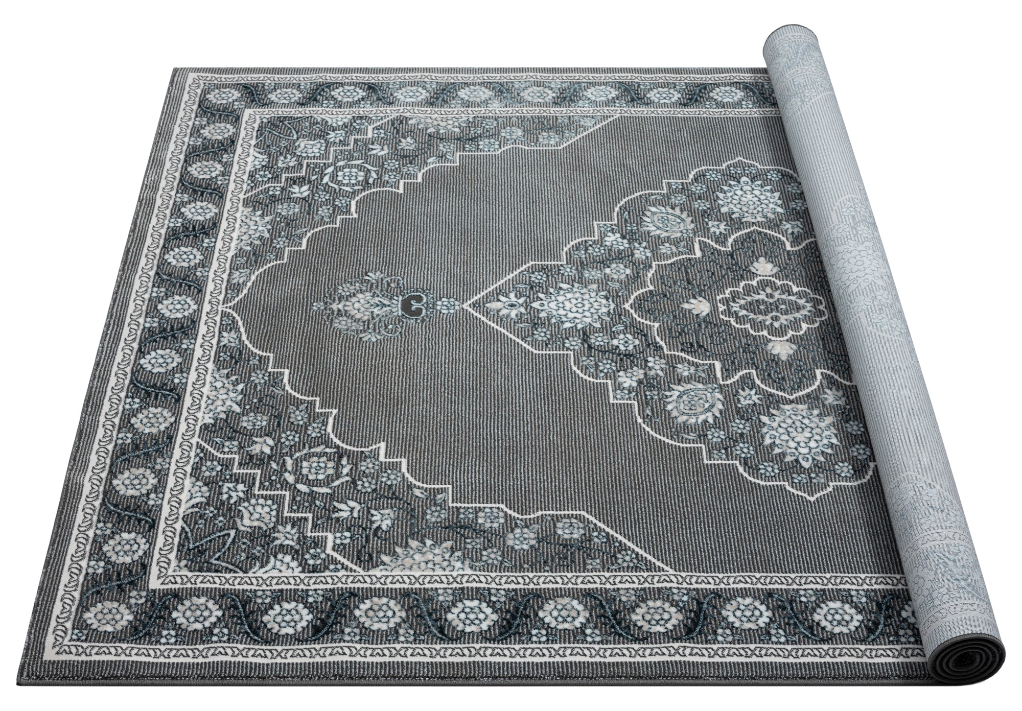 American cover design / Persian weavers Boutique 452 Graphite Rug