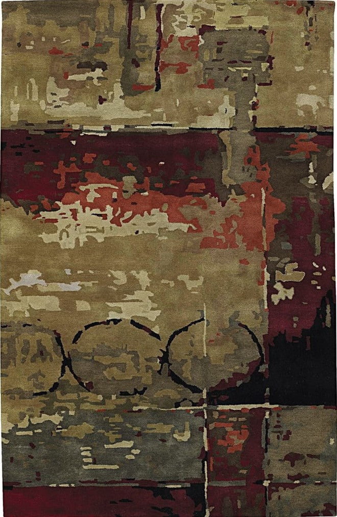 Chandra Zyavana NIR-6601 Burgundy Rug