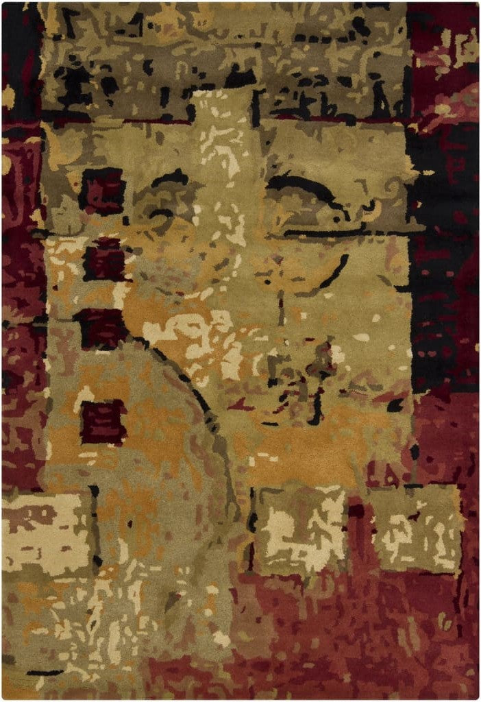 Chandra Zyavana NIR-6602 Burgundy Rug