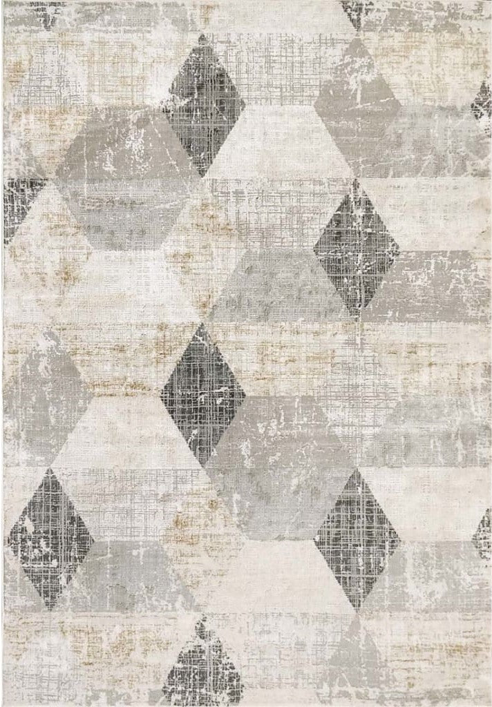 Dynamic Rugs Quartz 27070-999 Ivory/Slate Rug