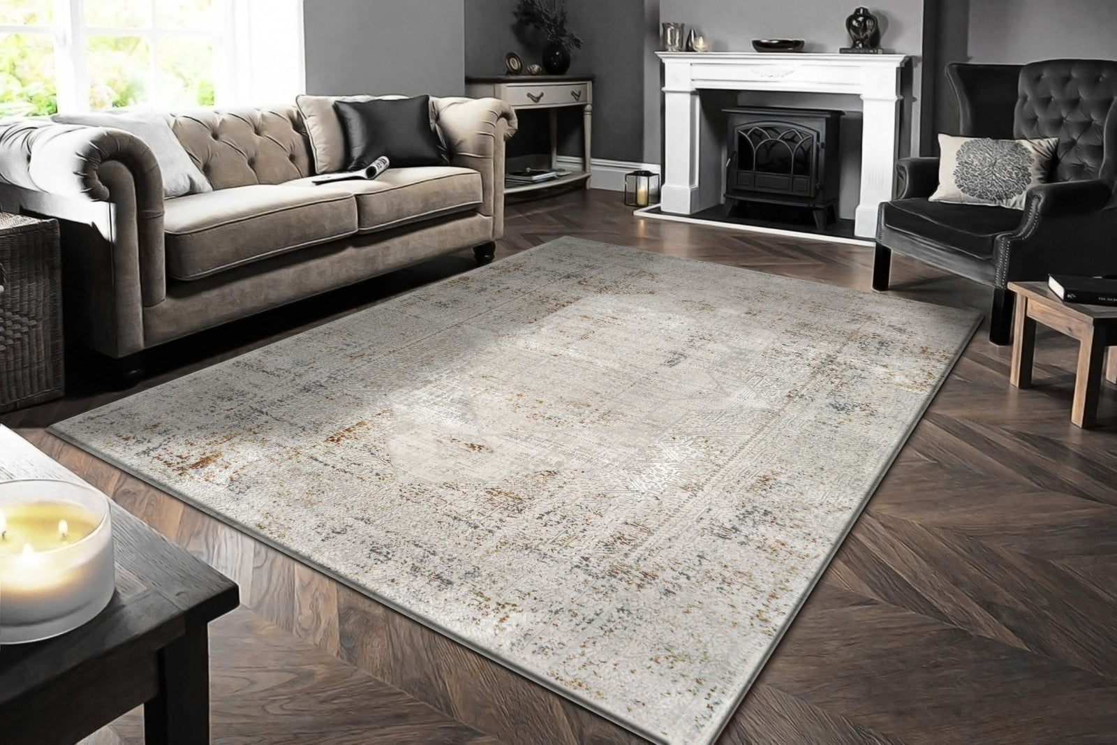 Dynamic Rugs Renaissance 3155-199 Ivory/Multi Rug