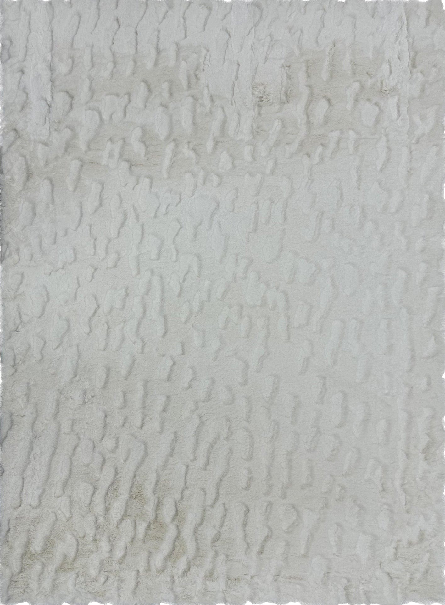 Sculpted Bunny 50 Snow Rug