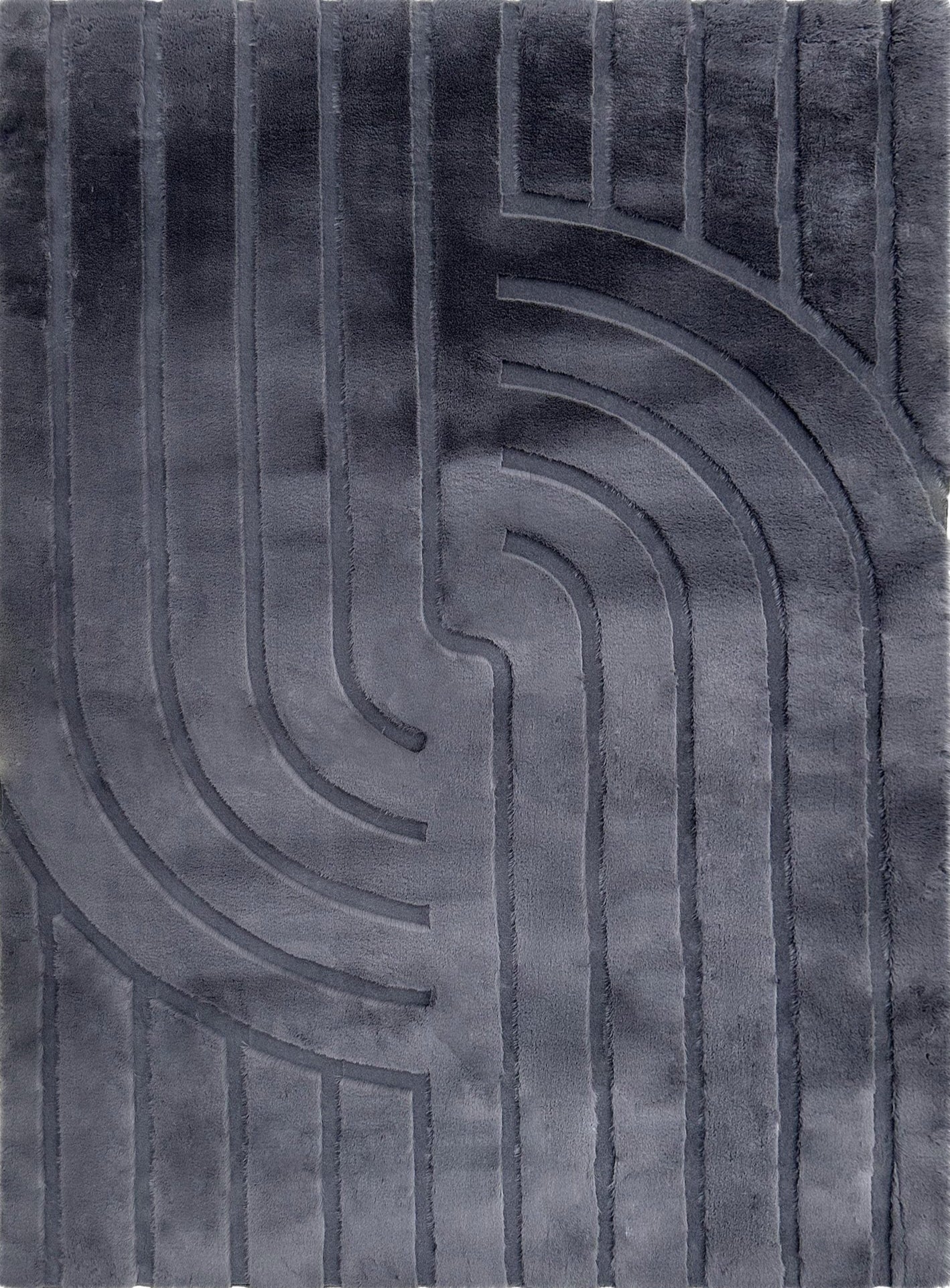 Sculpted Bunny 51 Graphite Rug