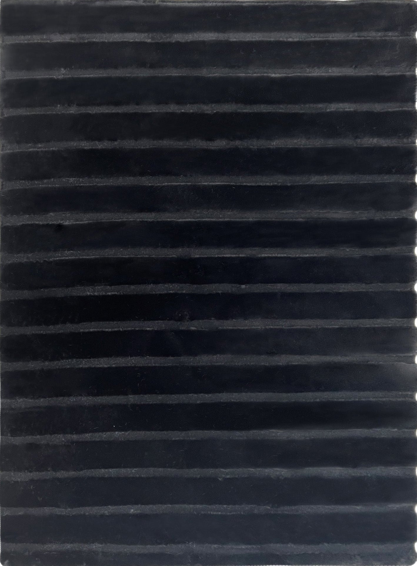 Sculpted Bunny 52 Black Rug
