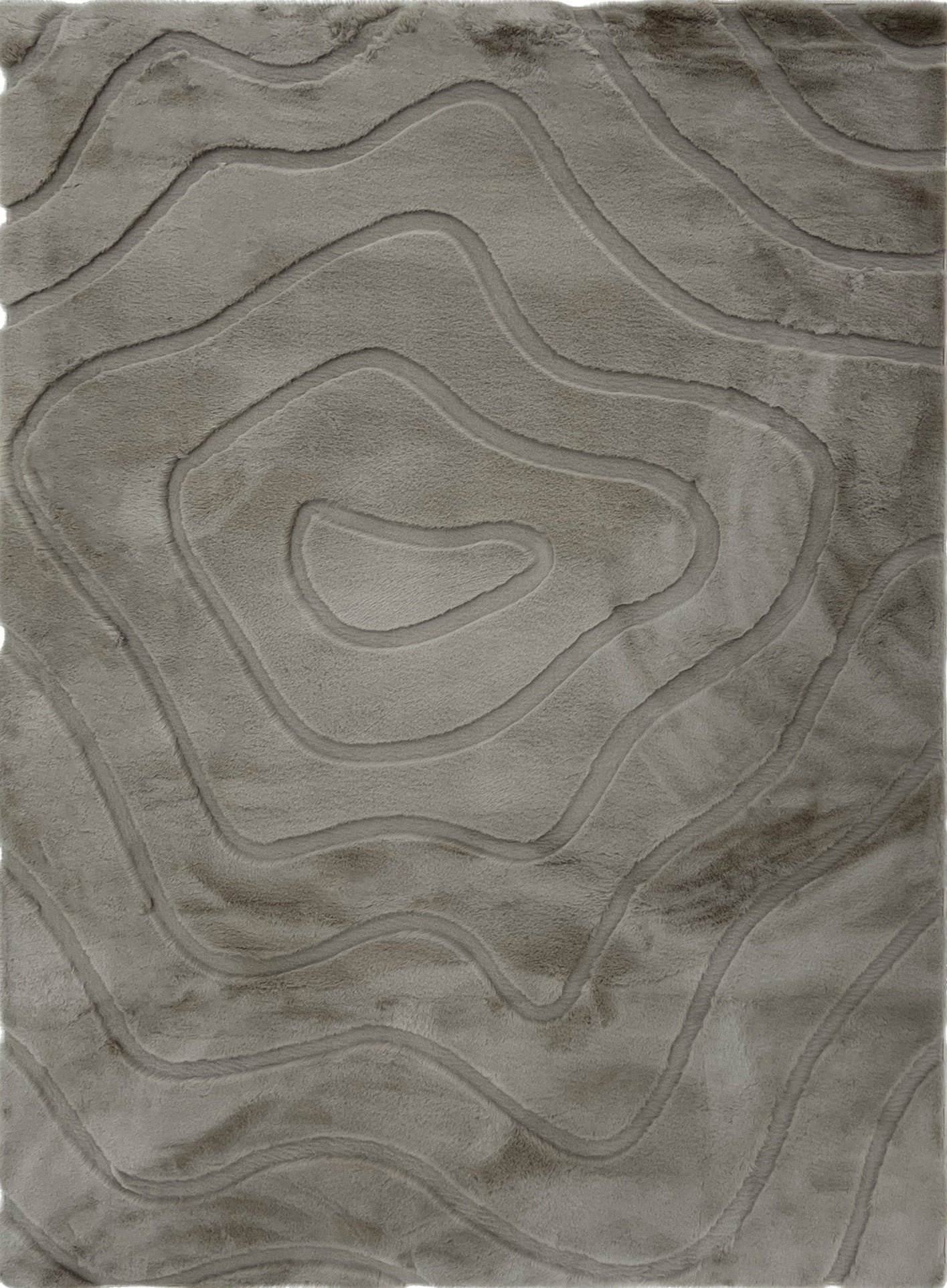 Sculpted Bunny 53 Champagne Rug