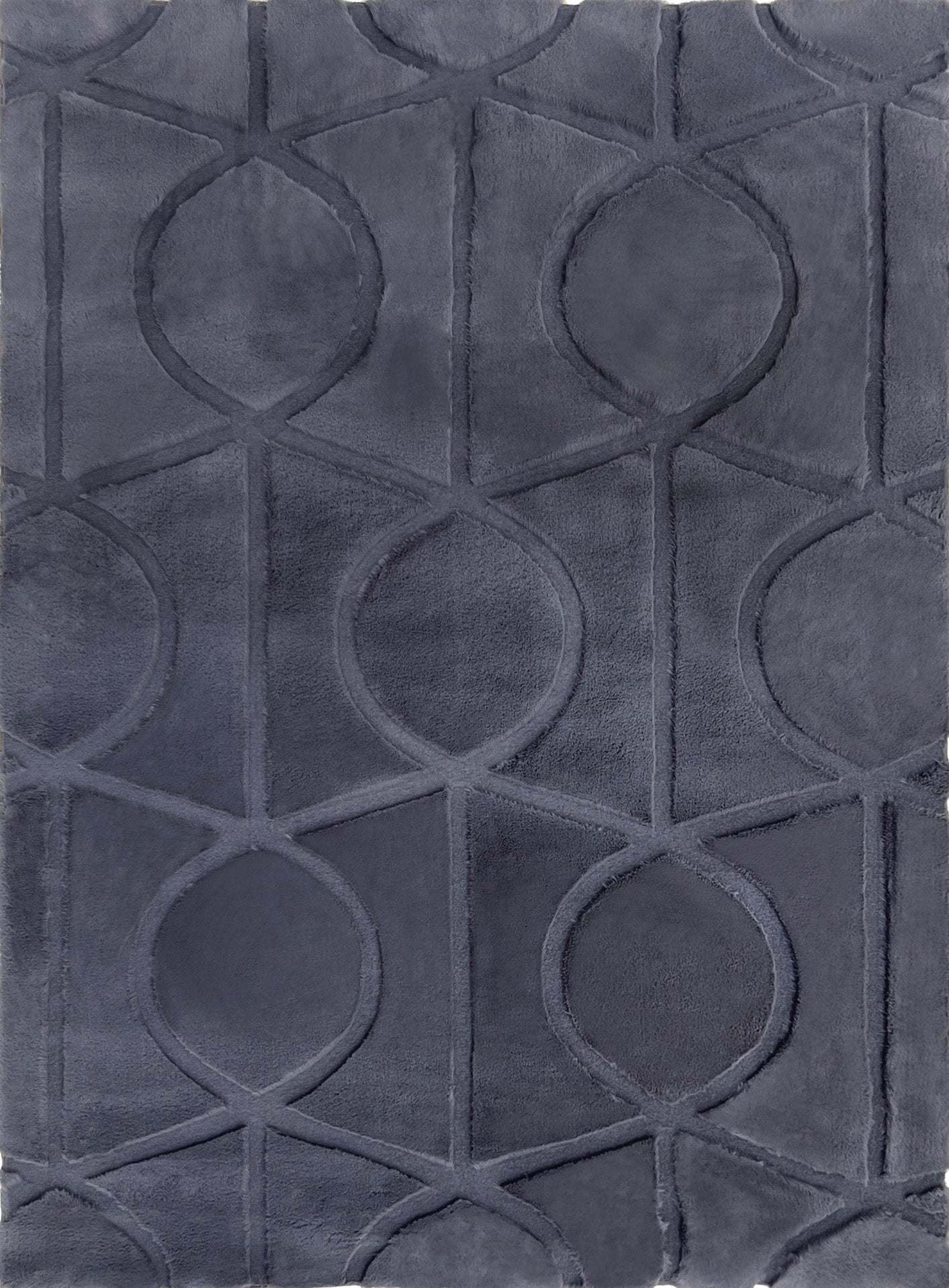 Sculpted Bunny 55 Graphite Rug