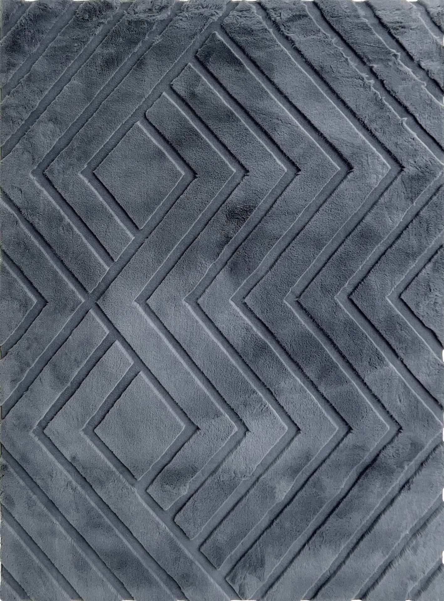 Sculpted Bunny 56 Graphite Rug