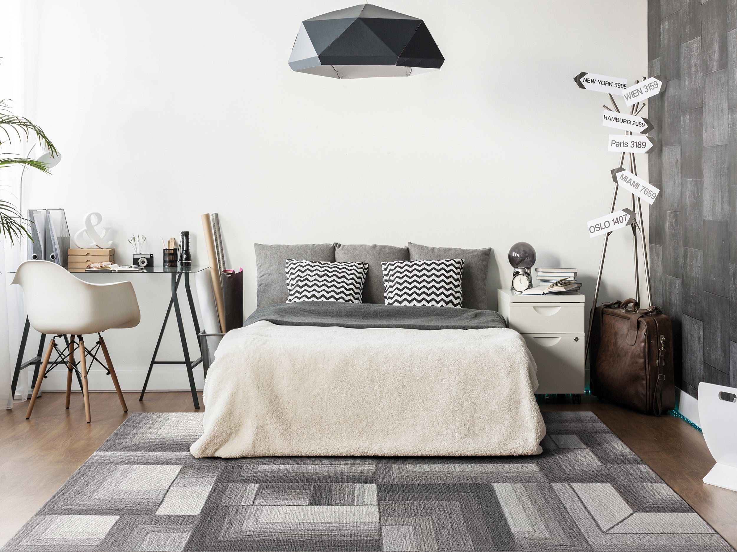 Dynamic Rugs GRAPHITE 5443-991 Dark Grey/Ivory Rug