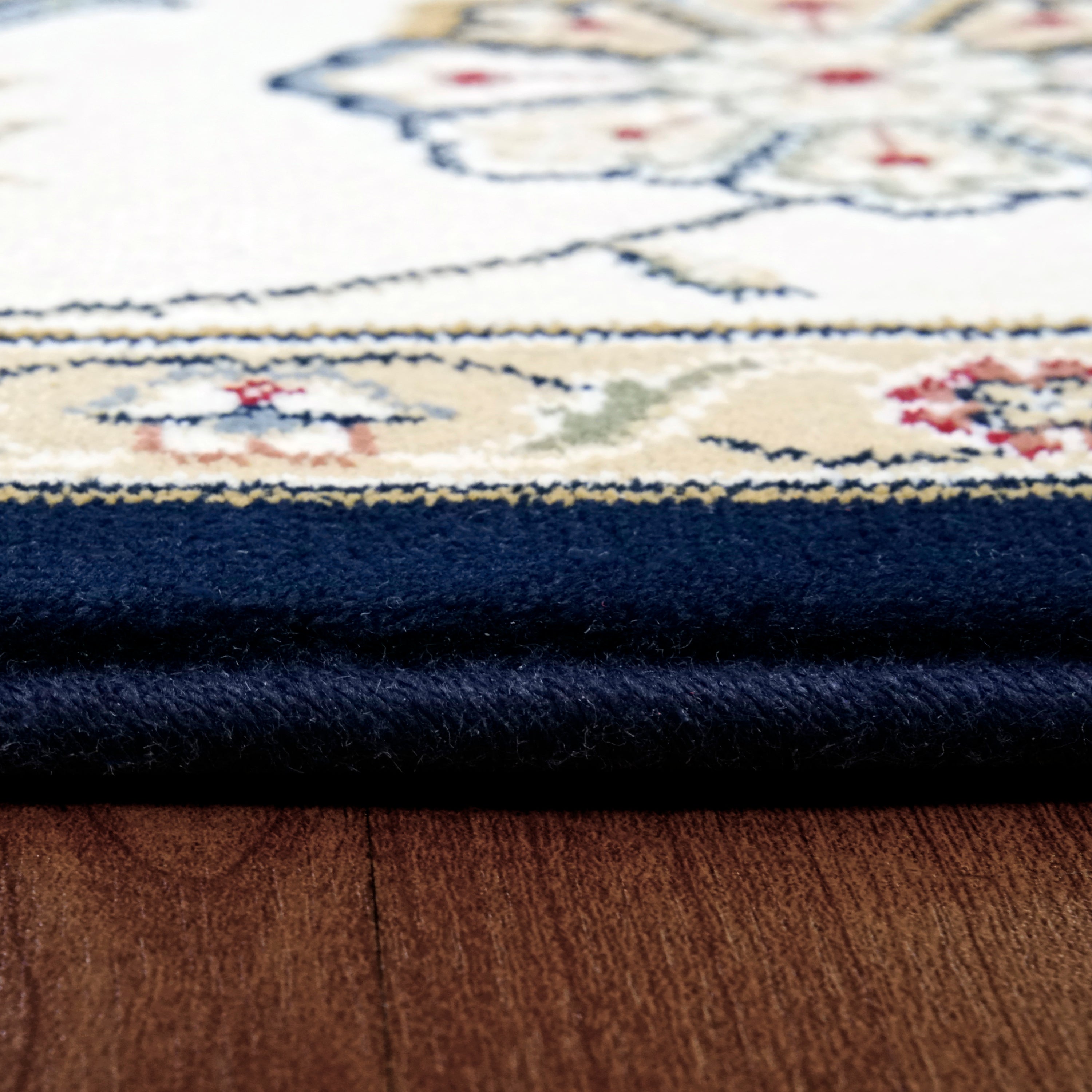 Dynamic Rugs Ancient Garden 57365-3464 Blue/Ivory Rug