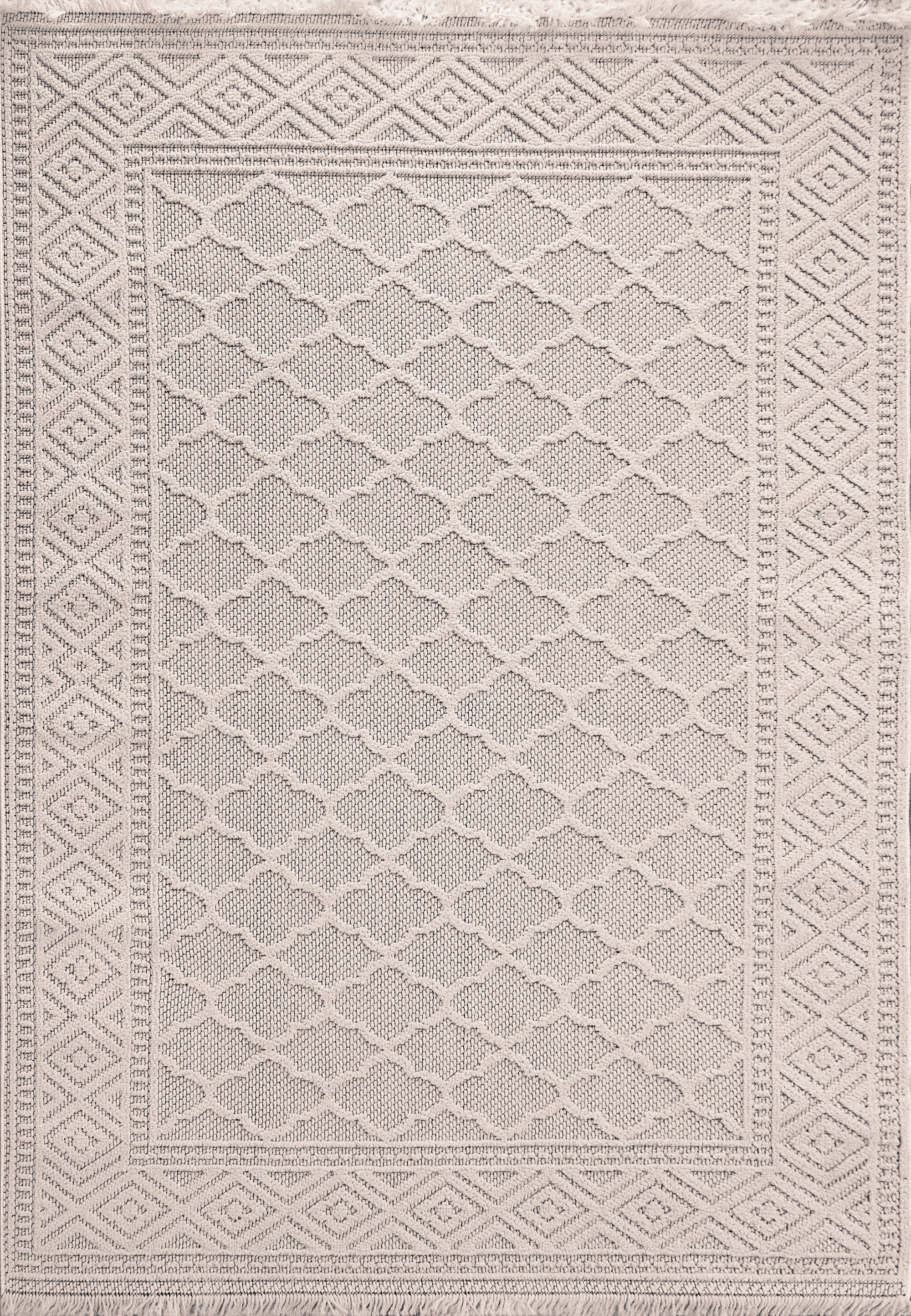 Dynamic Rugs SEVILLE 3605-109 Ivory/Soft Grey Rug