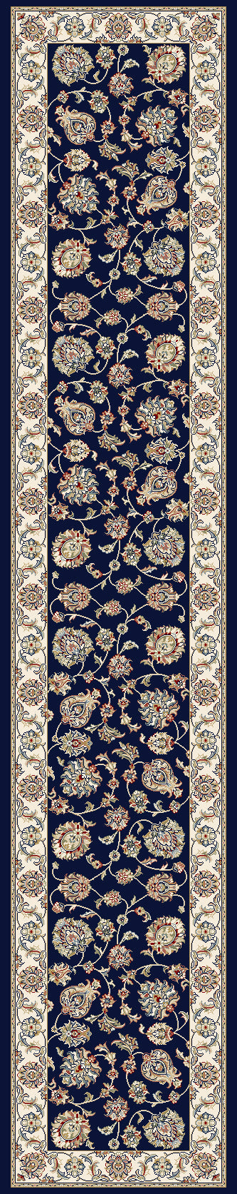 Dynamic Rugs Ancient Garden 57365-3464 Blue/Ivory Rug