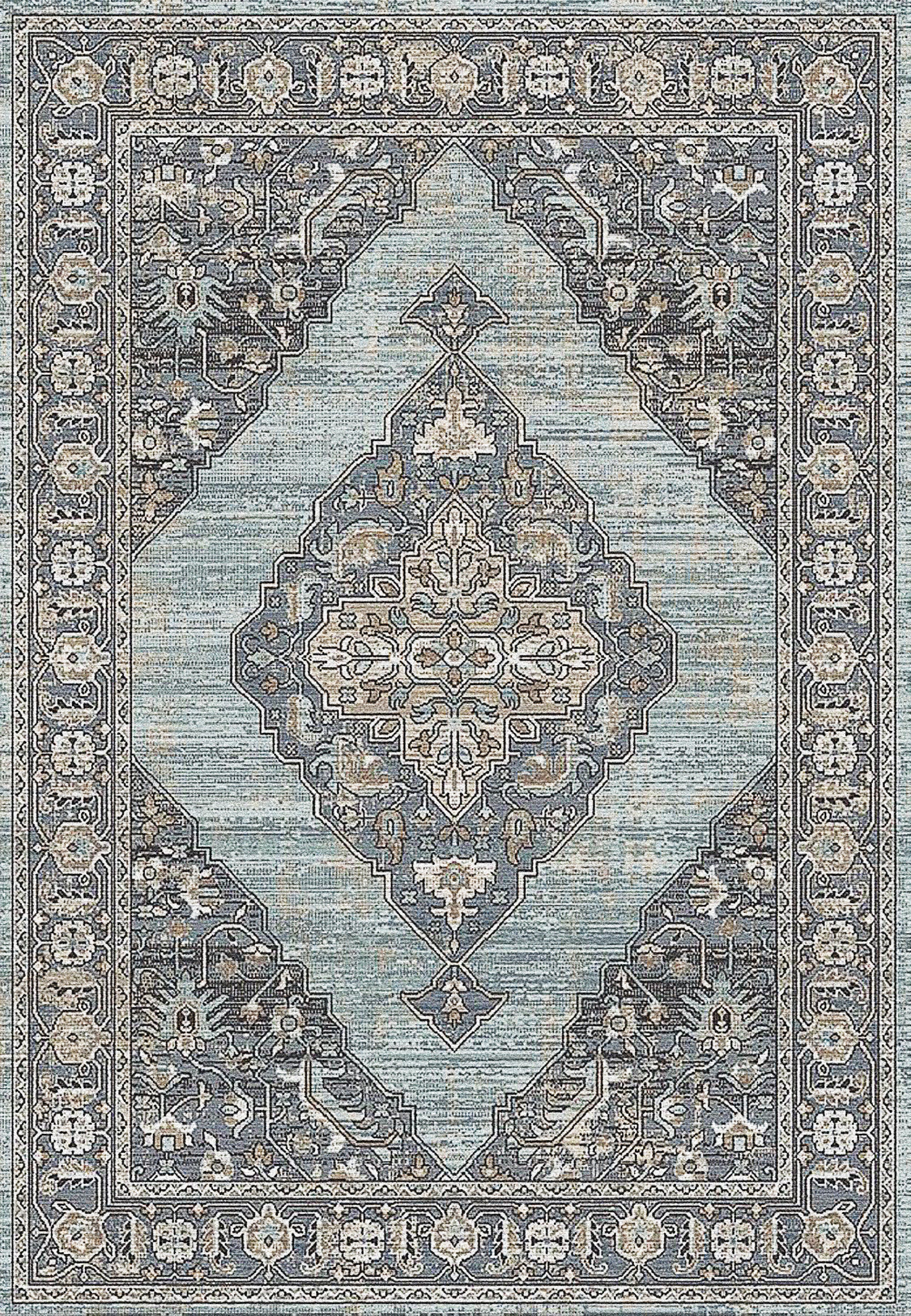 Dynamic Rugs JAZZ 6792-580 Blue/Beige Rug