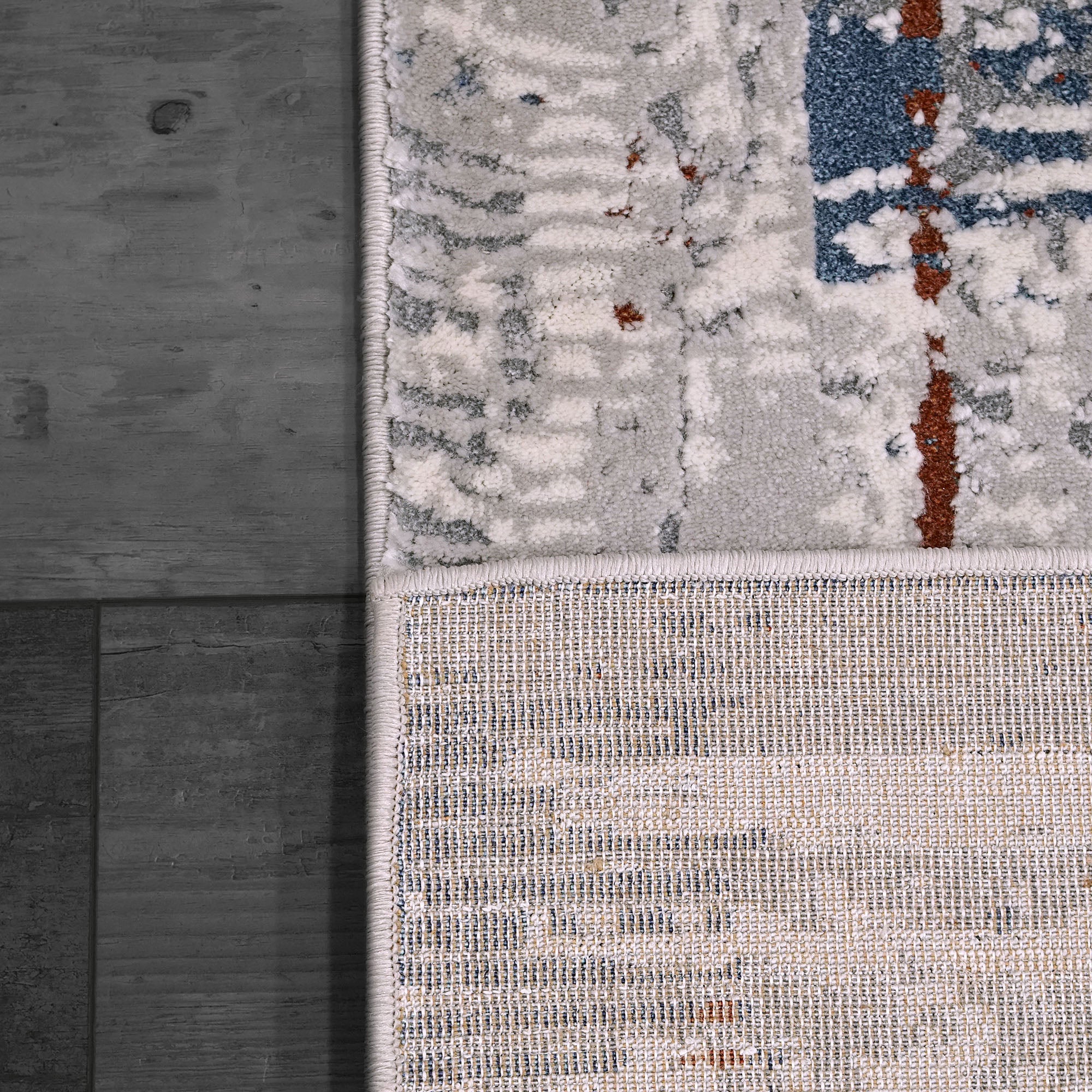 Dynamic Rugs ASTRO 3951-957 Grey/Blue Rug