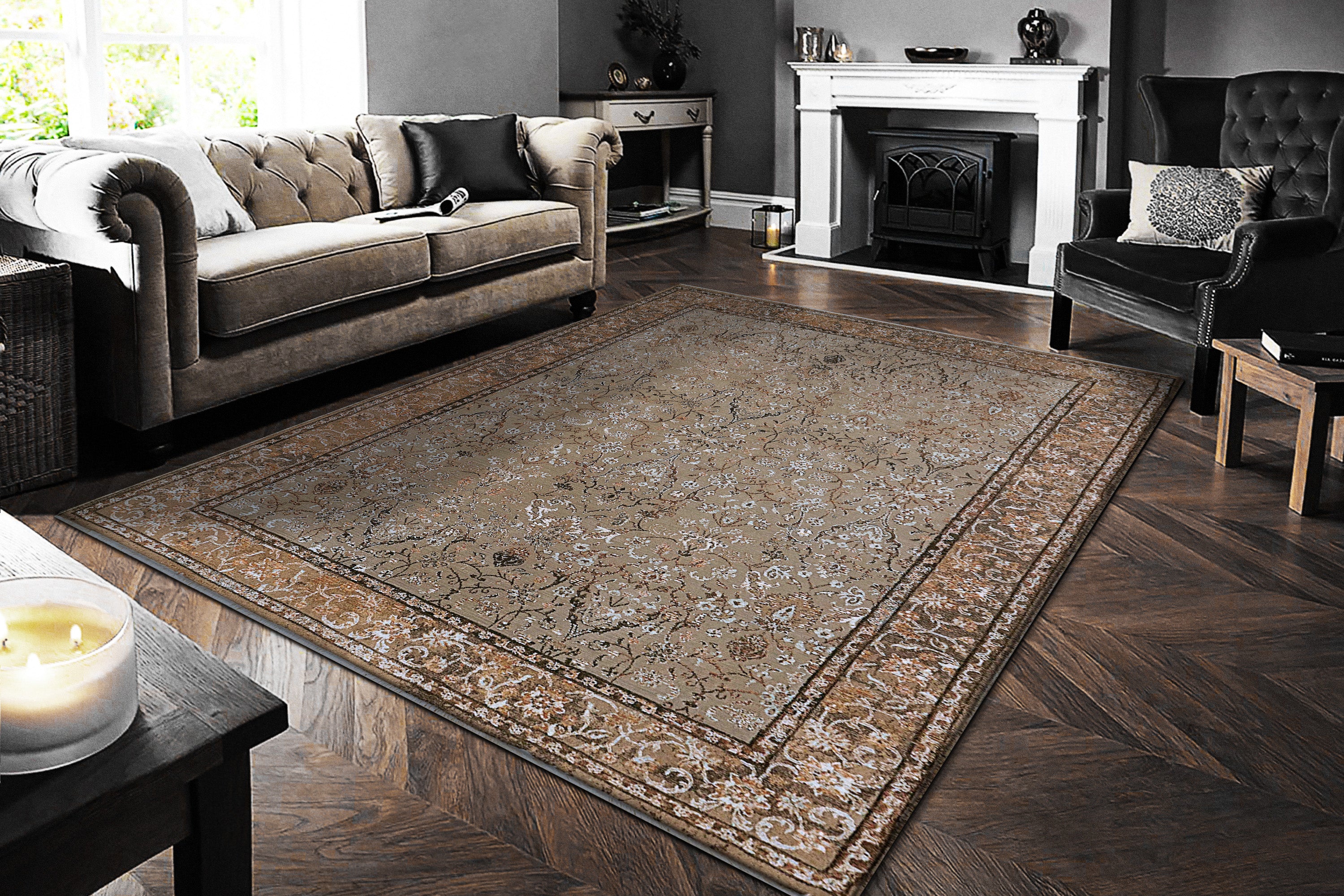 Dynamic Rugs CULLEN 5705-800 Taupe/Brown Rug