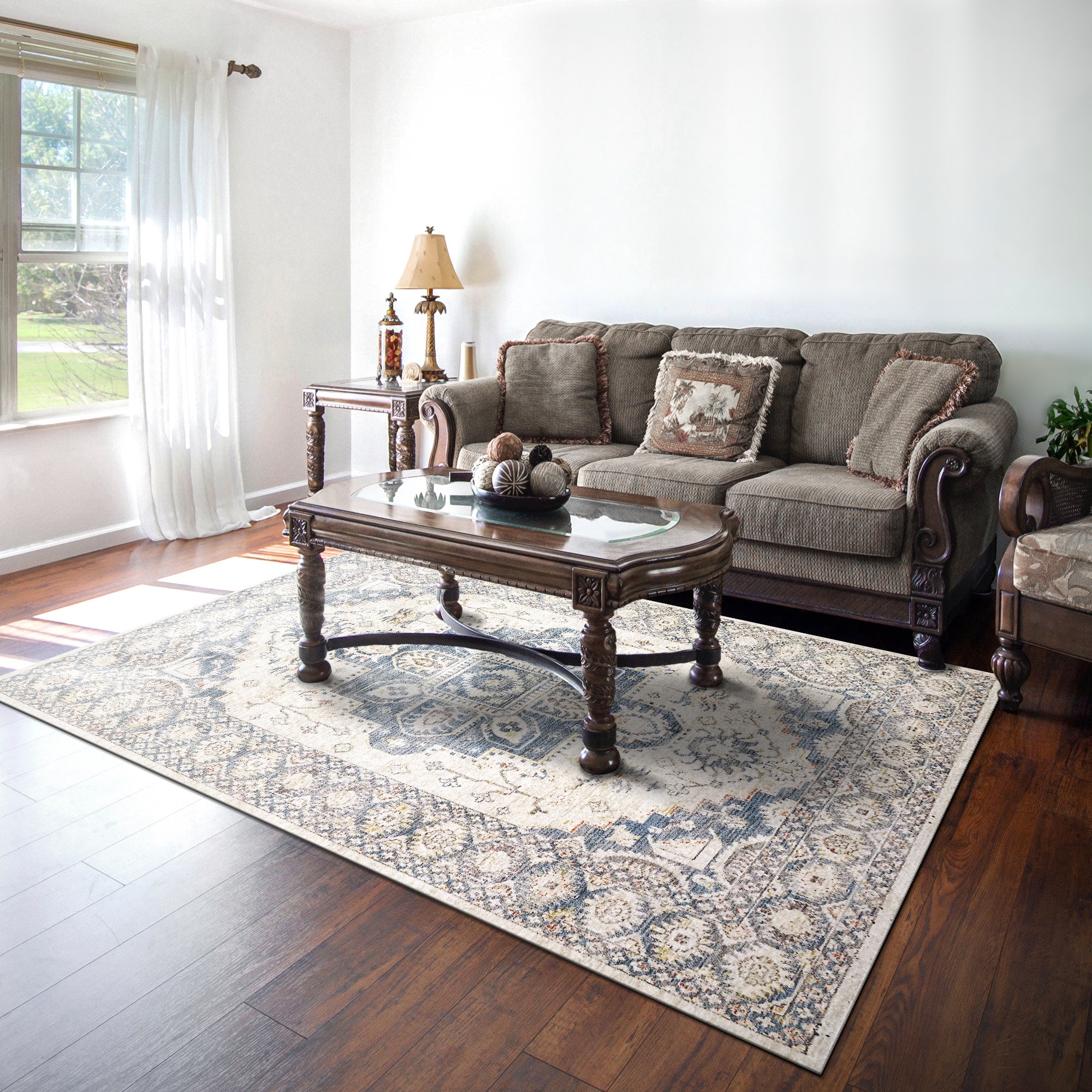 Dynamic Rugs JUPITER 3106-859 Beige/Navy Rug