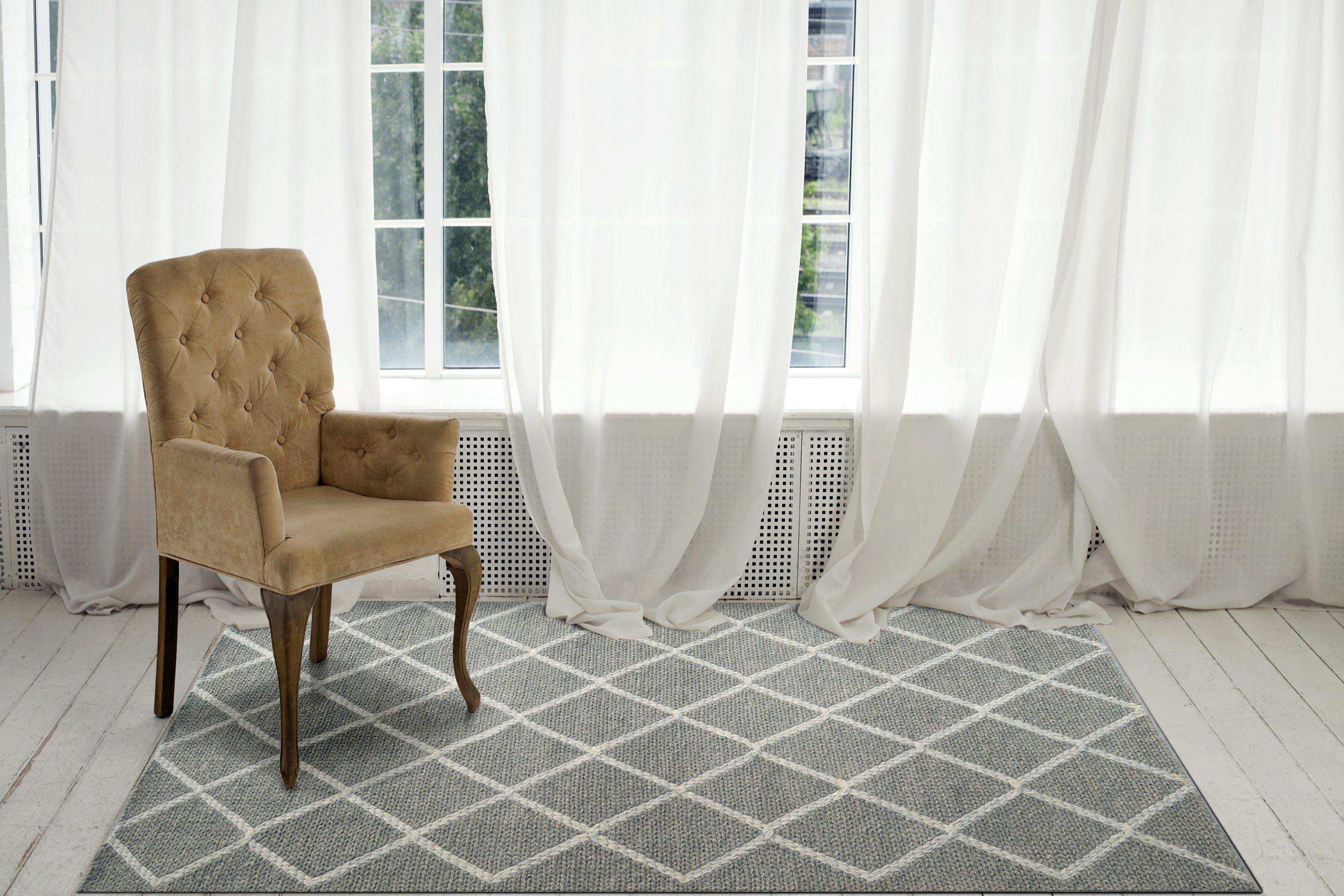 Dynamic Rugs AVA 5203-910 Grey/Ivory Rug