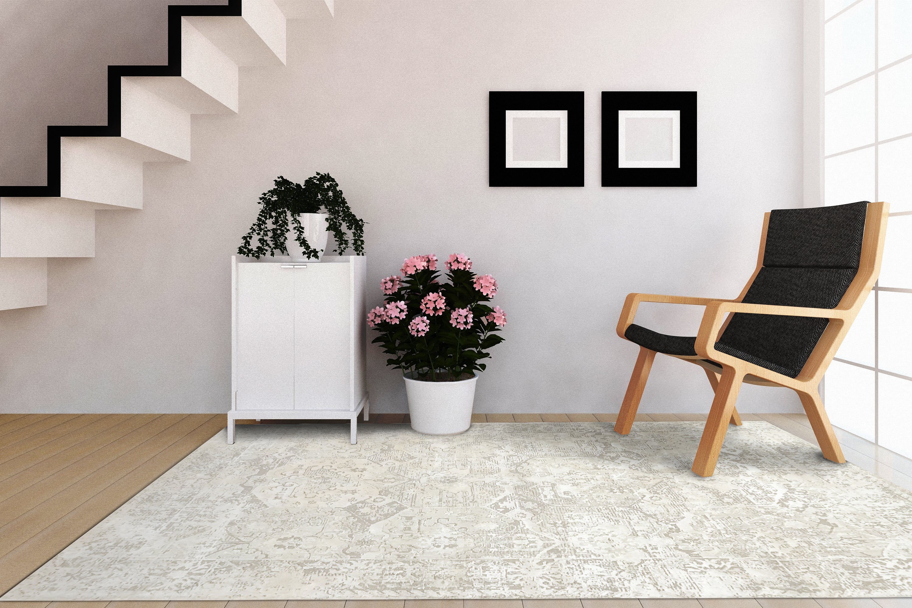 Dynamic Rugs QUARTZ 27073-100 Ivory Rug