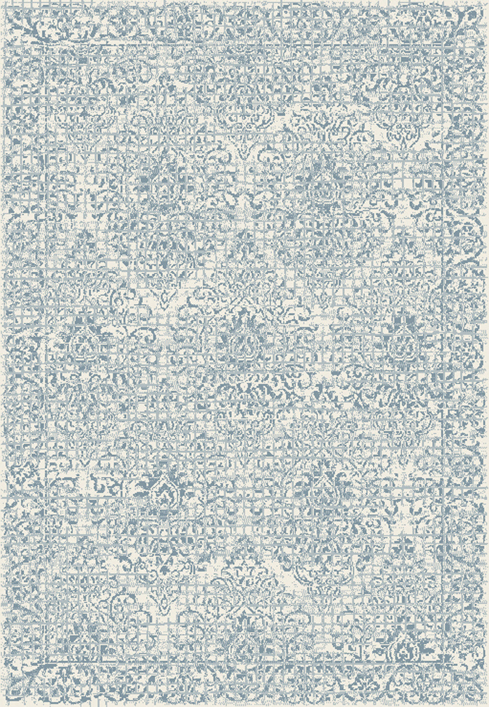 Dynamic Rugs NAVI 4008-501 Light Blue/Ivory Rug