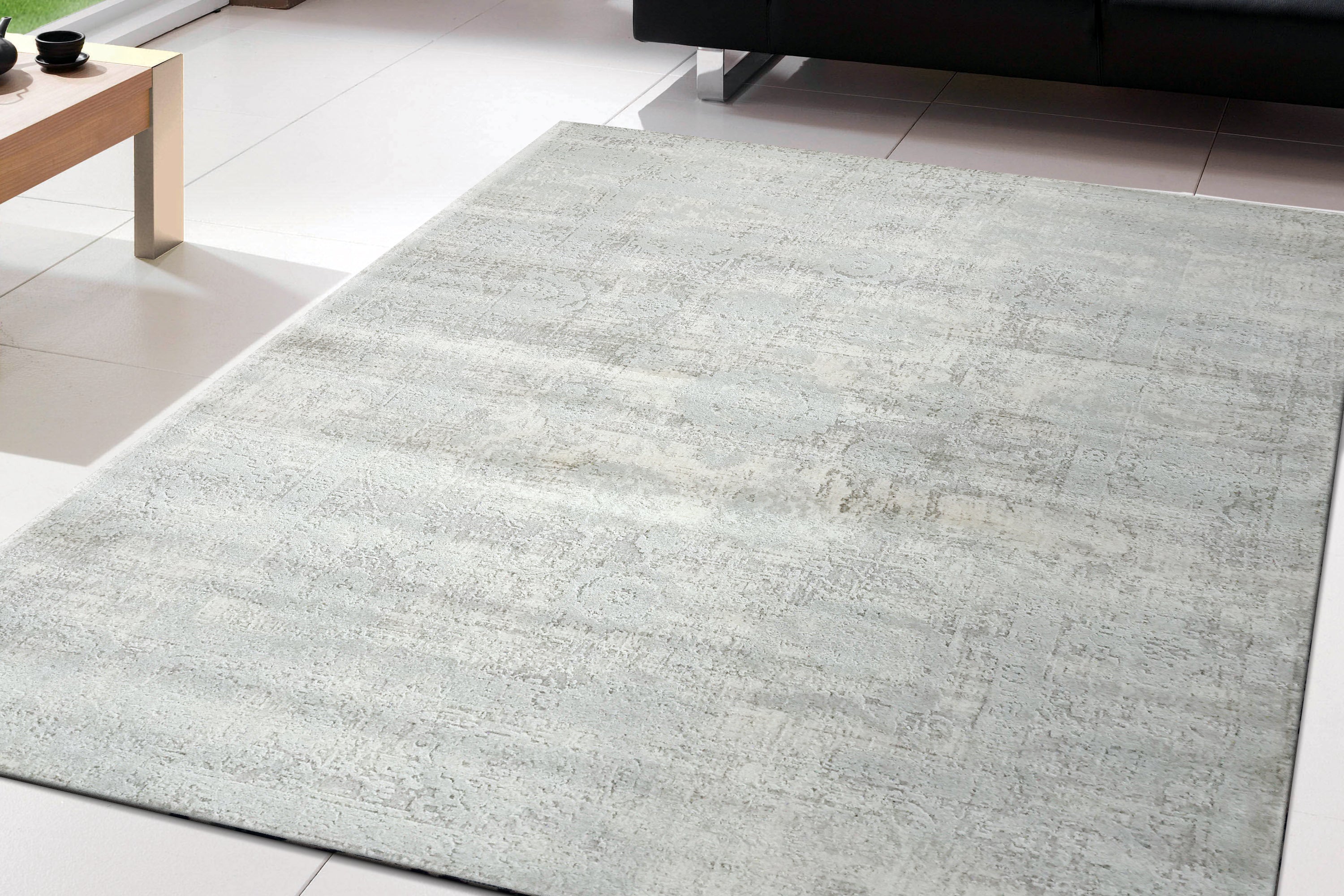 Dynamic Rugs Castilla 3530-109 Cream/Silver Rug
