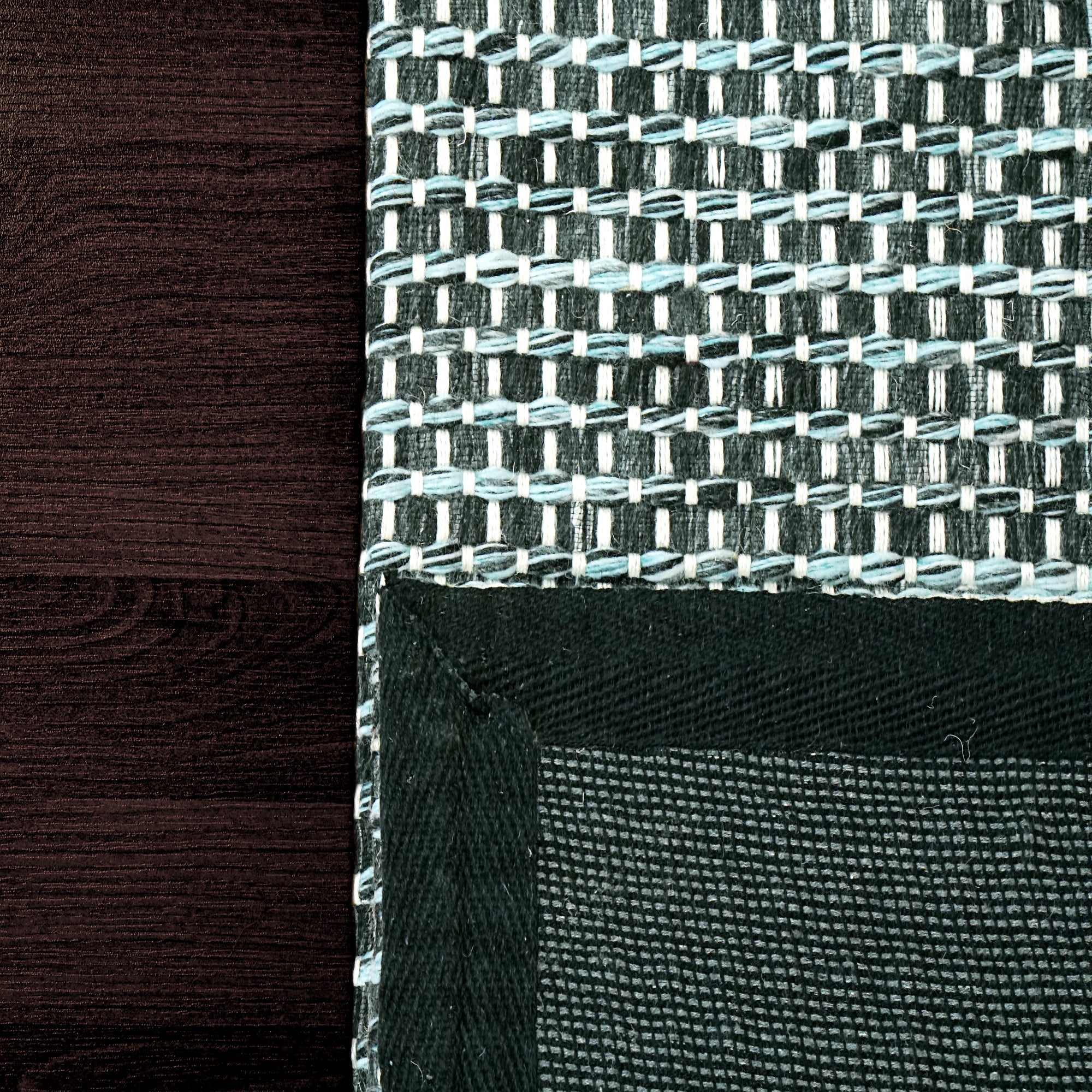 Dynamic Rugs ENCHANT 1500-590 Aqua/Black Rug