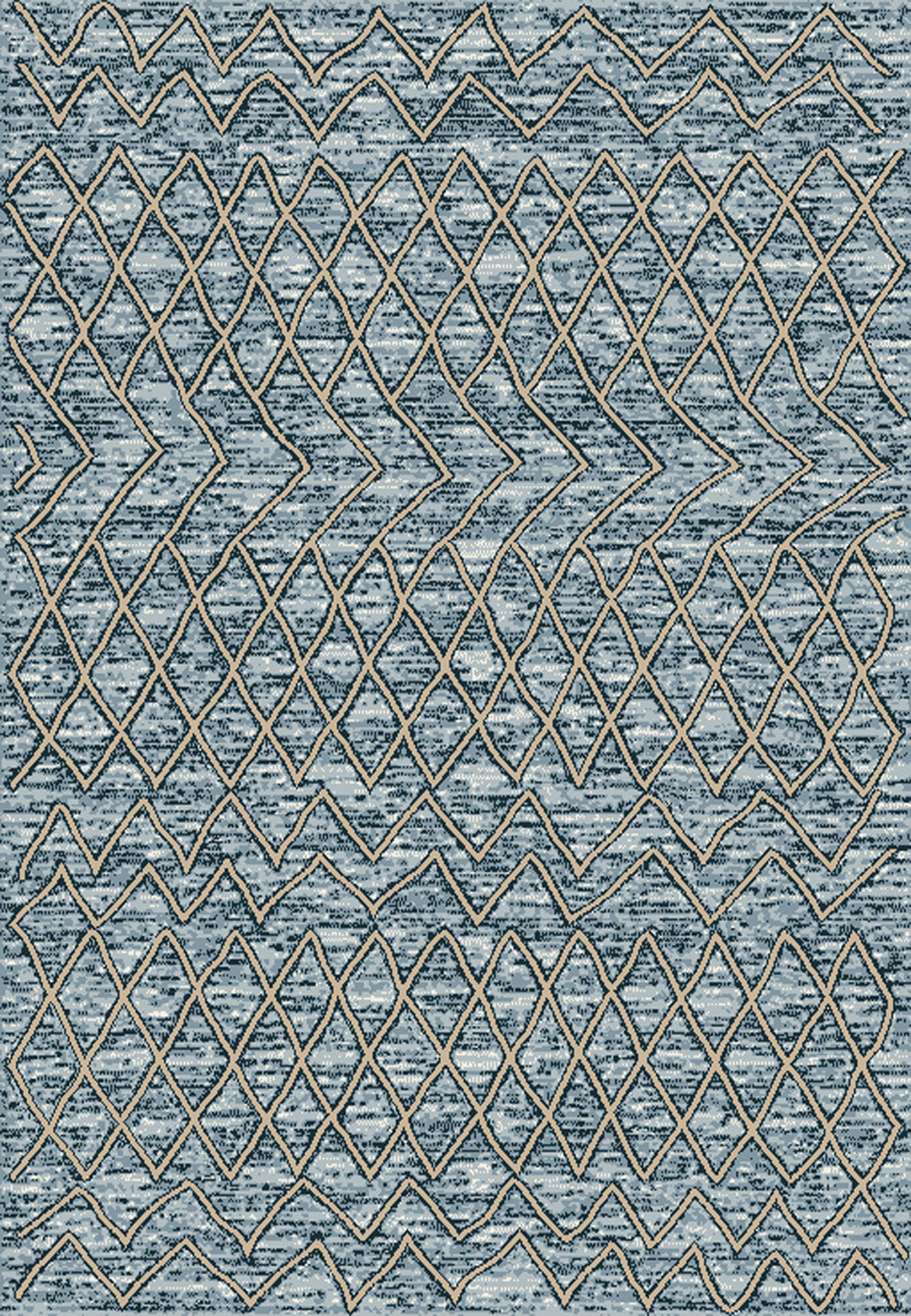 Dynamic Rugs NAVI 4017-508 Navy/Beige Rug