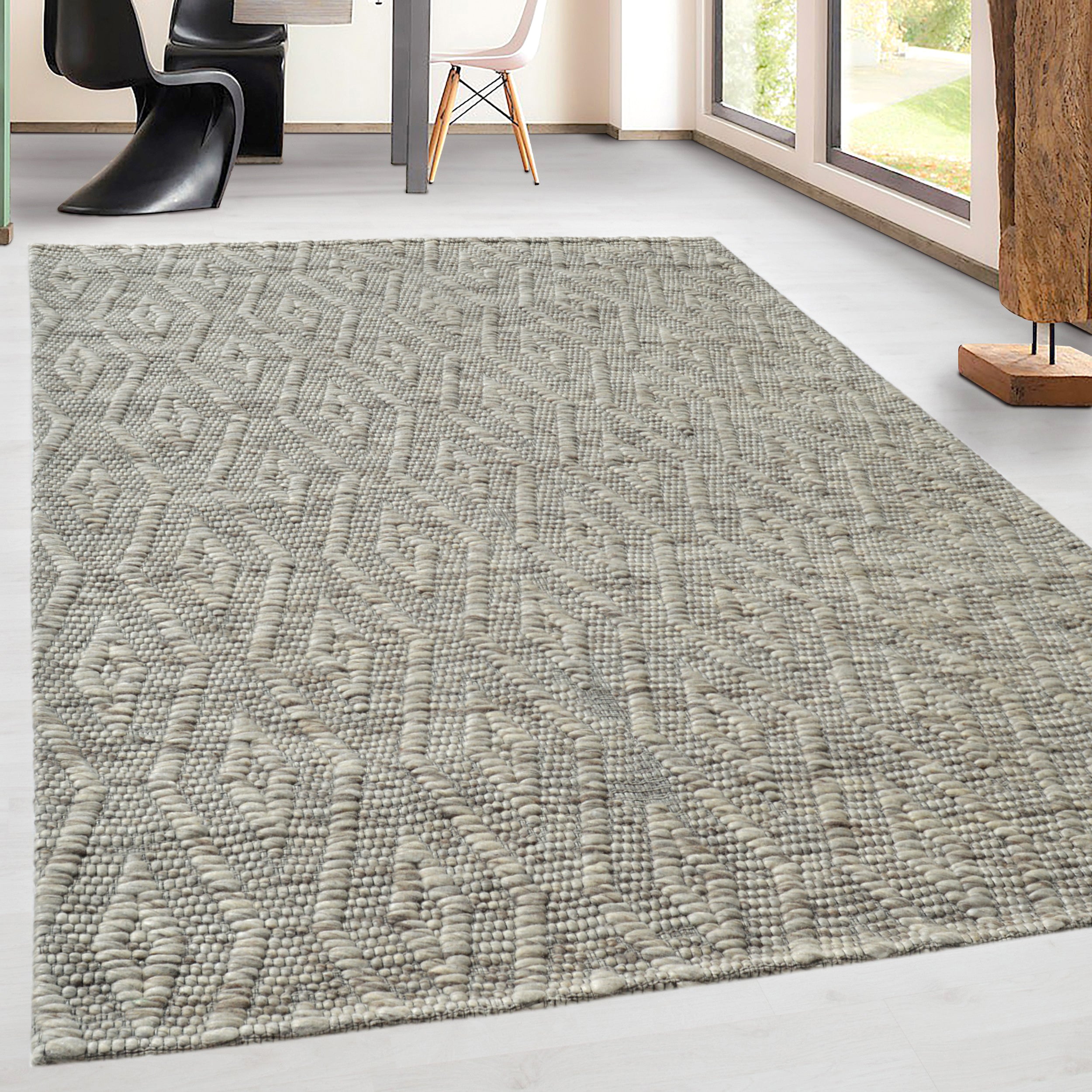 Dynamic Rugs GROVE 6213-900 Mix Grey Rug