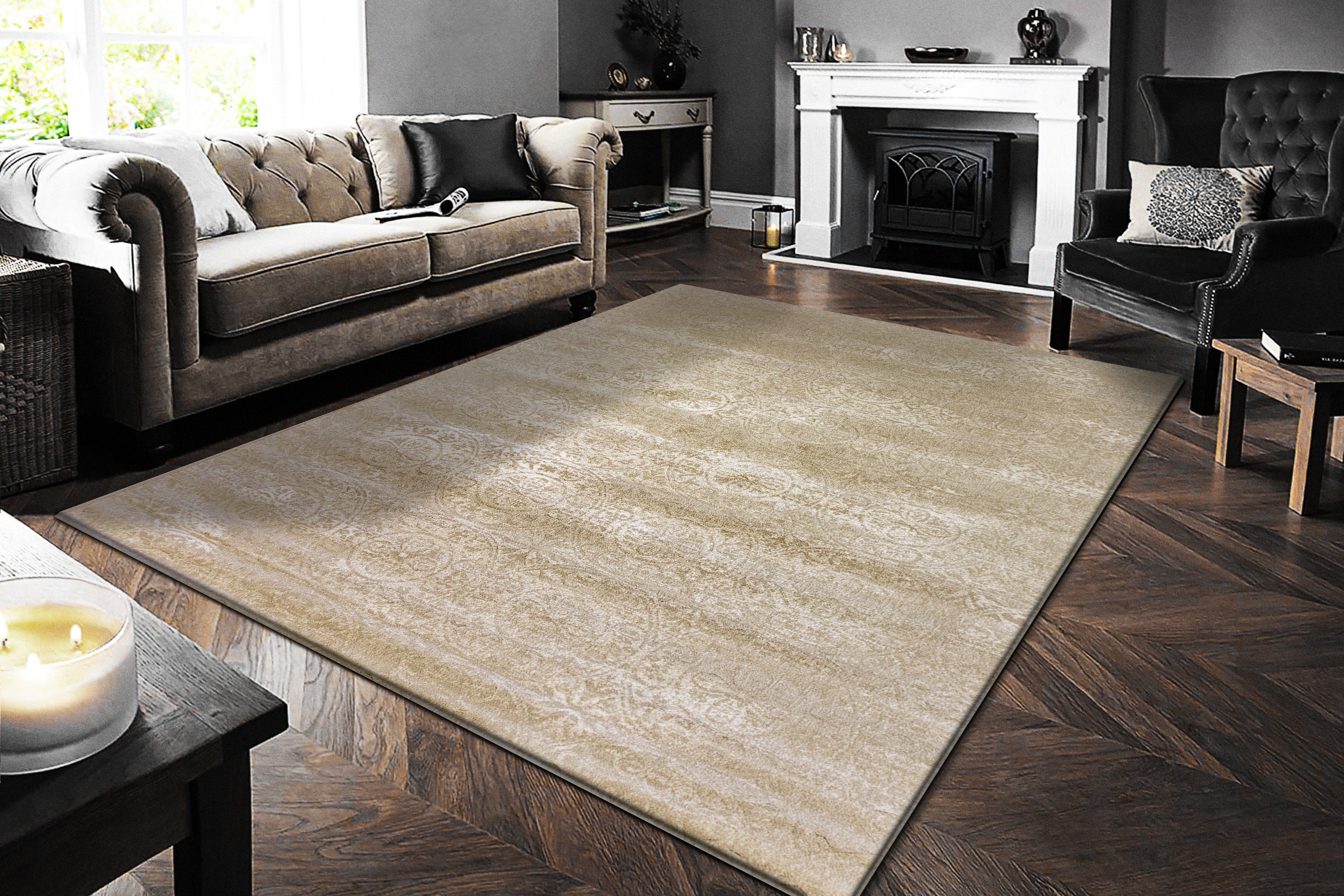 Dynamic Rugs IMPERIAL 12148-100 Cream Rug