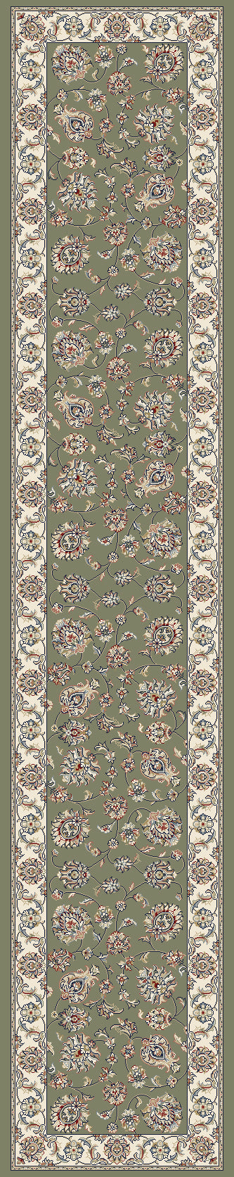Dynamic Rugs Ancient Garden 57365-4464 Green/Ivory Rug