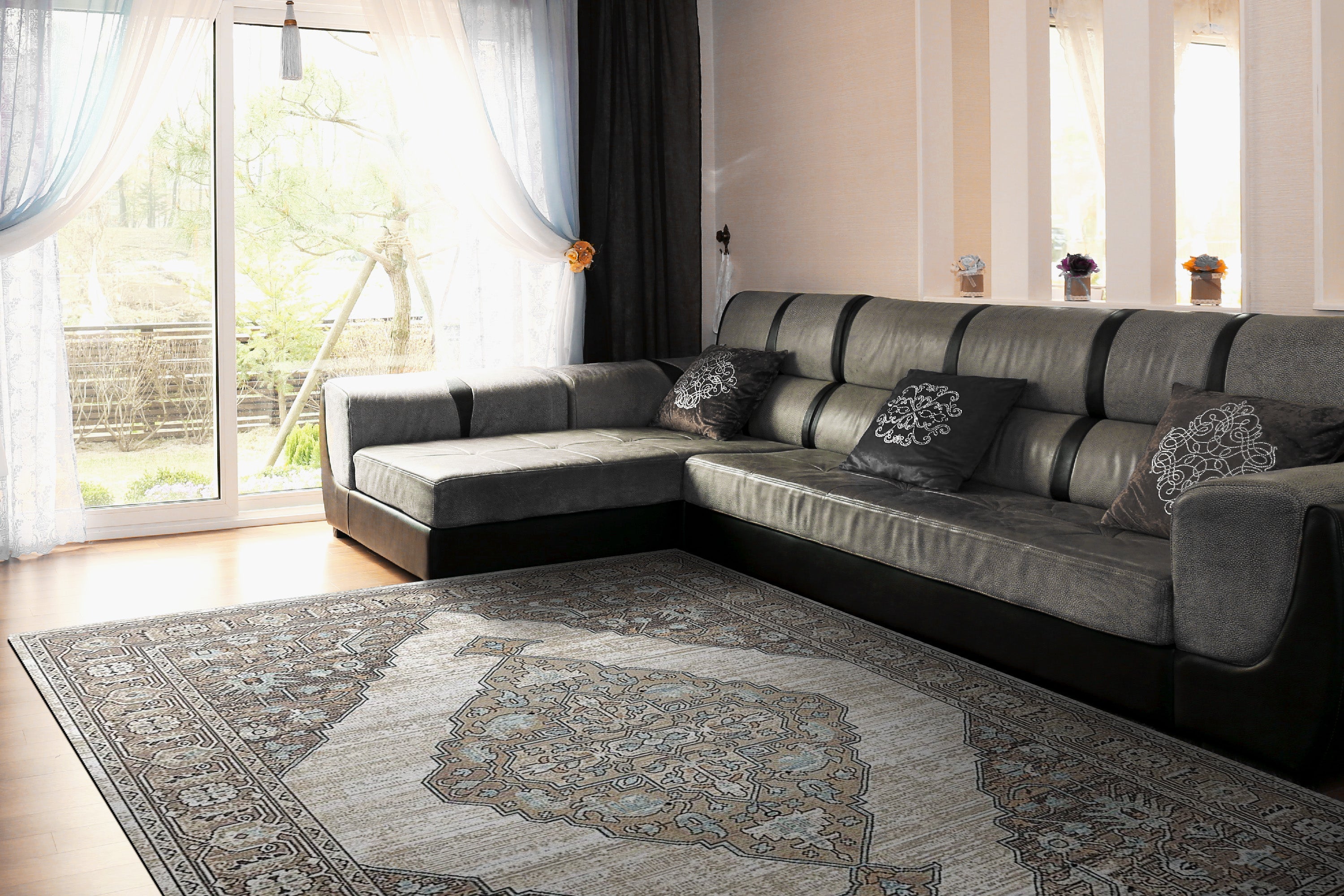 Dynamic Rugs JAZZ 6792-880 Beige/Taupe Rug