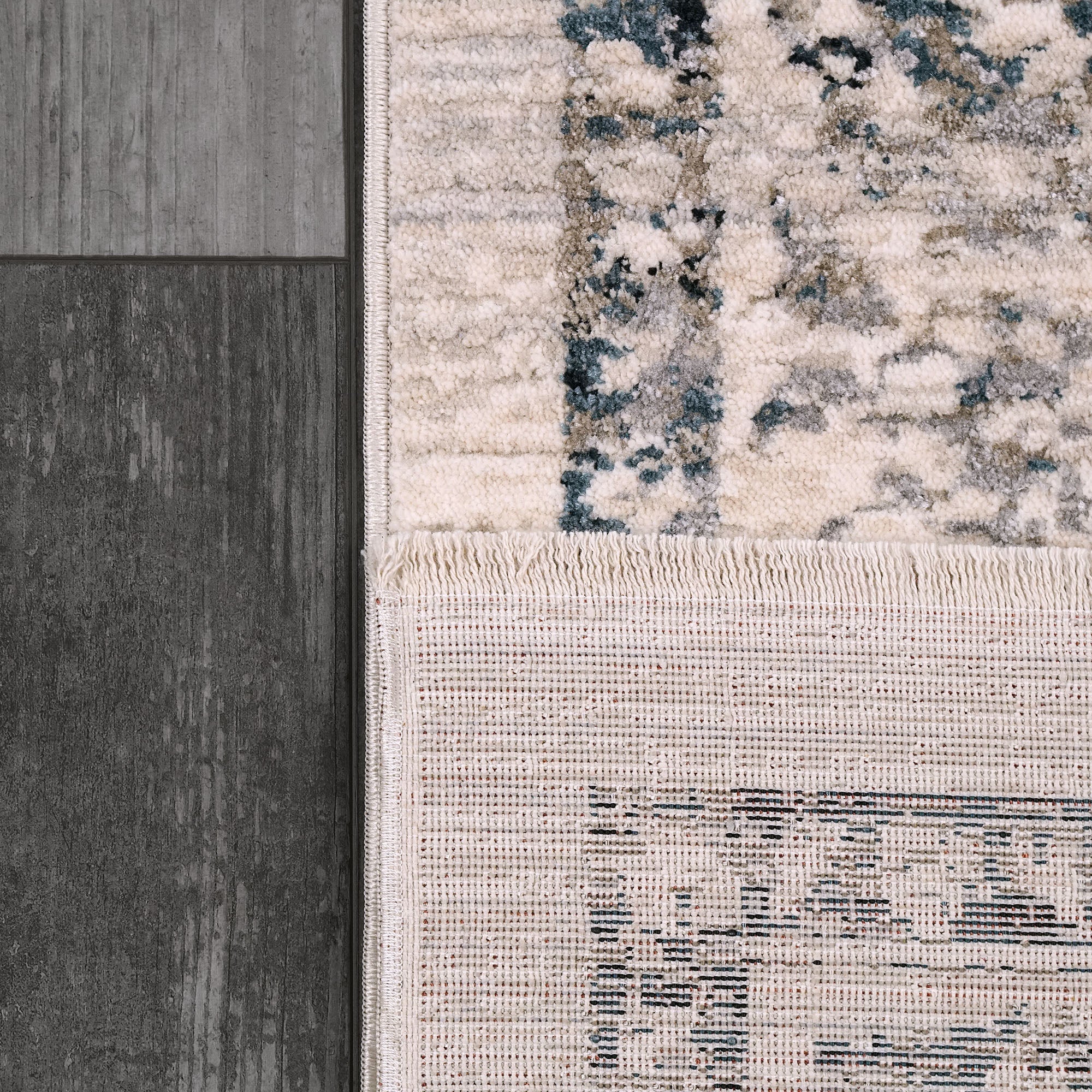 Dynamic Rugs CARSON 5223-501 Blue/Ivory Rug