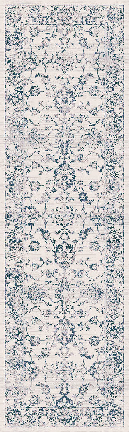 Dynamic Rugs CARSON 5223-501 Blue/Ivory Rug