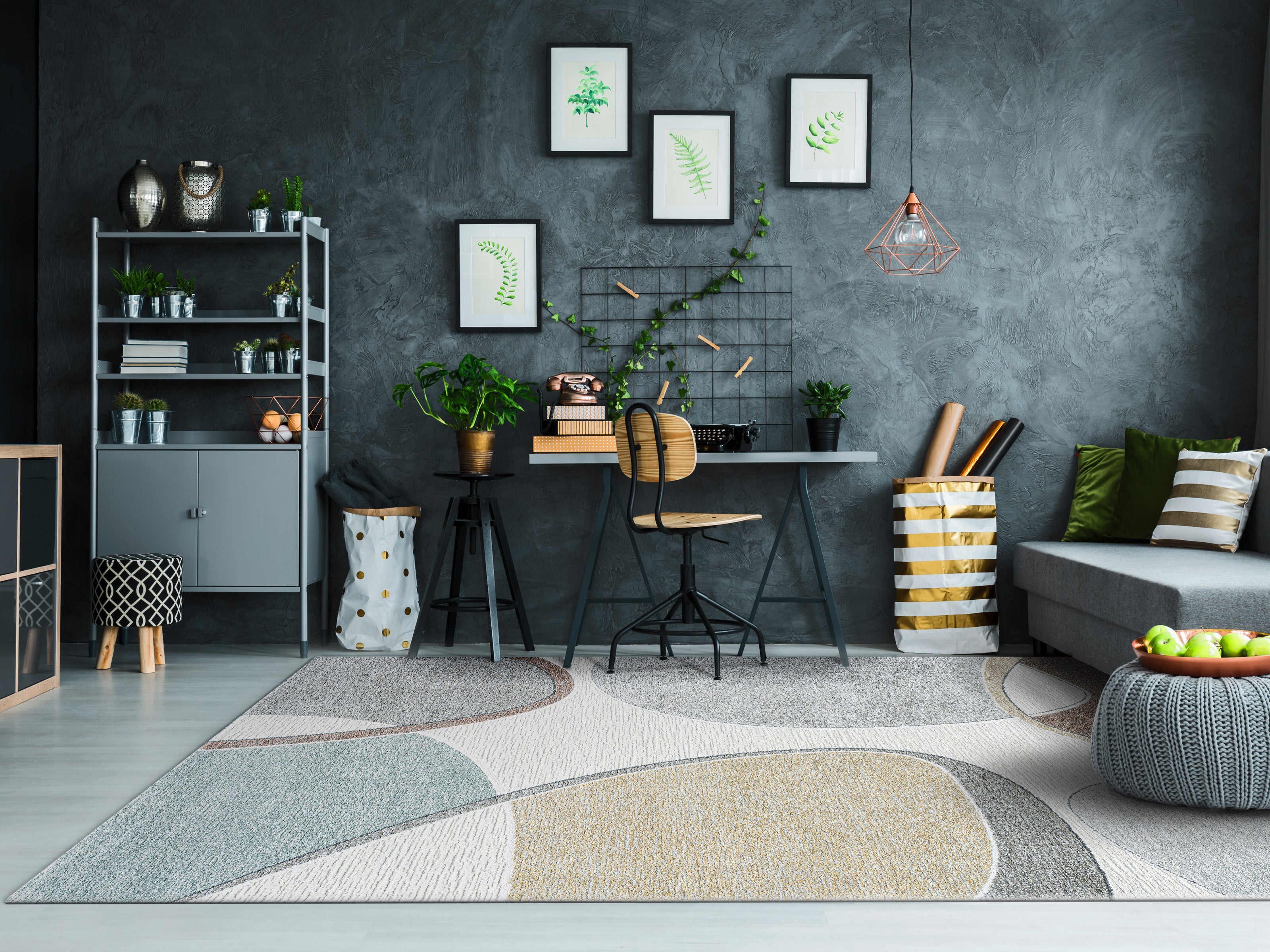 Dynamic Rugs POLARIS 46004-6161 Ivory/Multi Rug