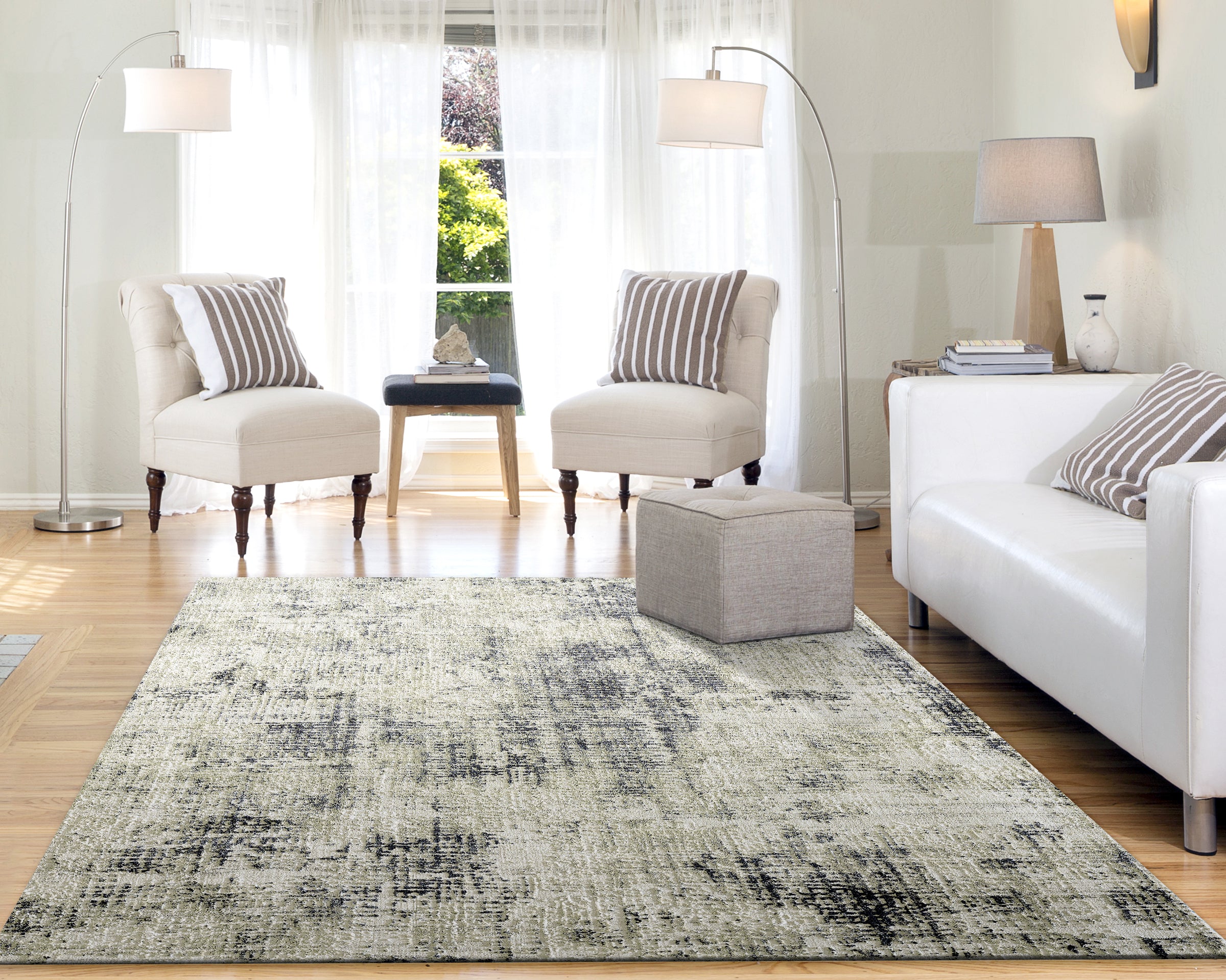 Dynamic Rugs QUARTZ 27035-190 Grey Rug
