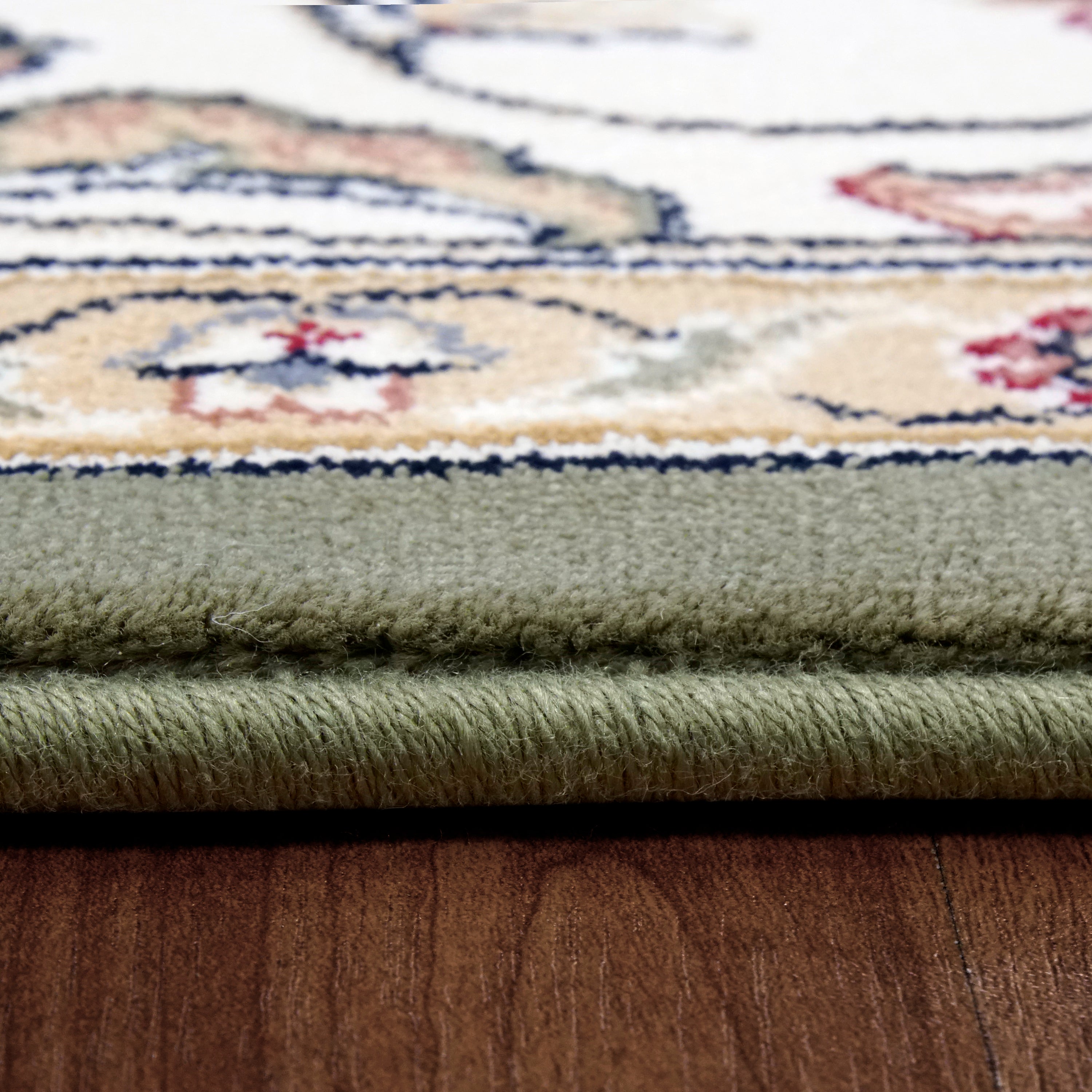 Dynamic Rugs Ancient Garden 57365-4464 Green/Ivory Rug