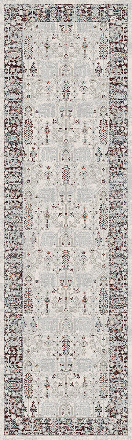 Dynamic Rugs CARSON 5225-109 Ivory/Black Rug