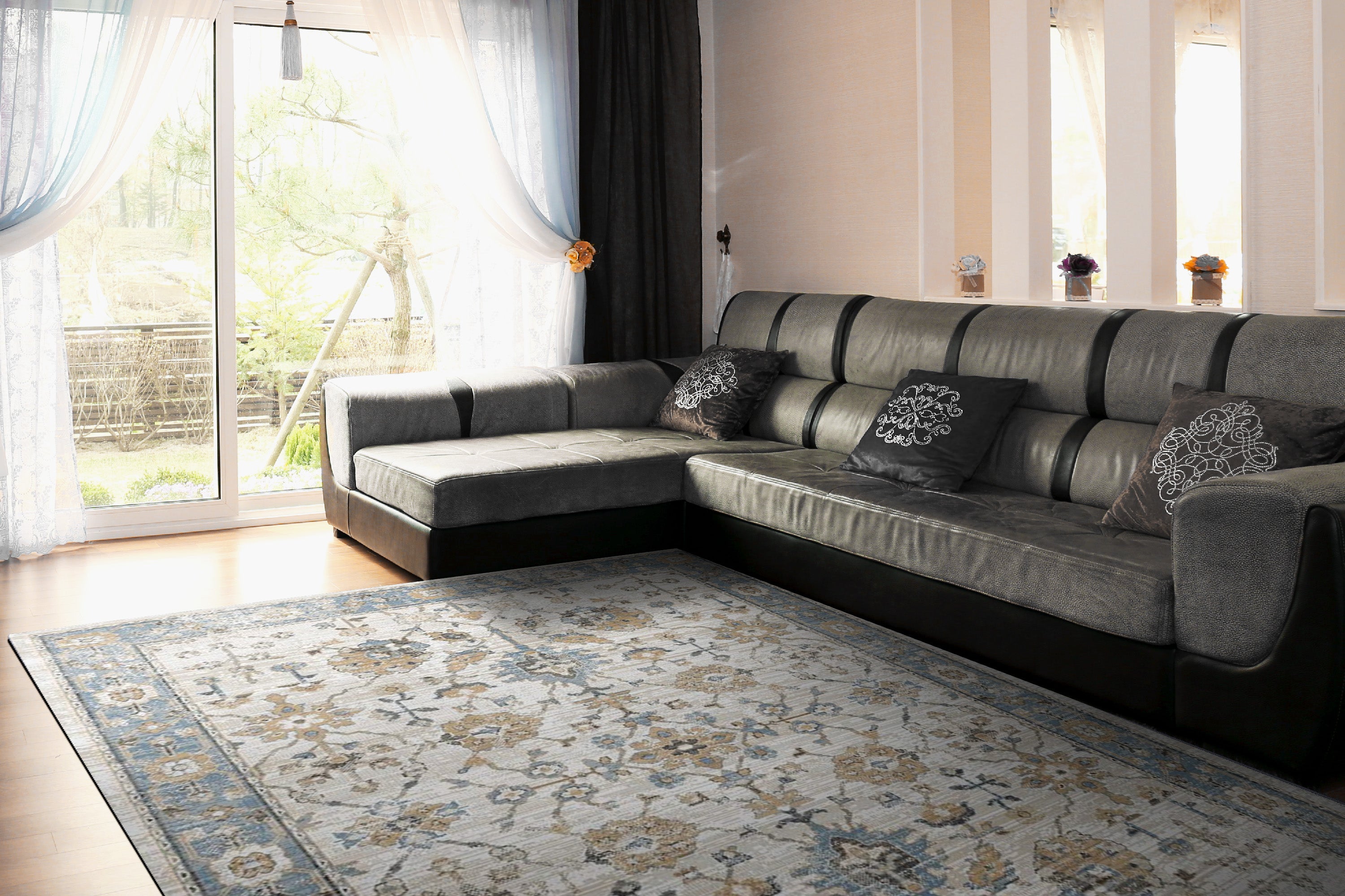 Dynamic Rugs JAZZ 6790-875 Beige/Soft Ochre Rug