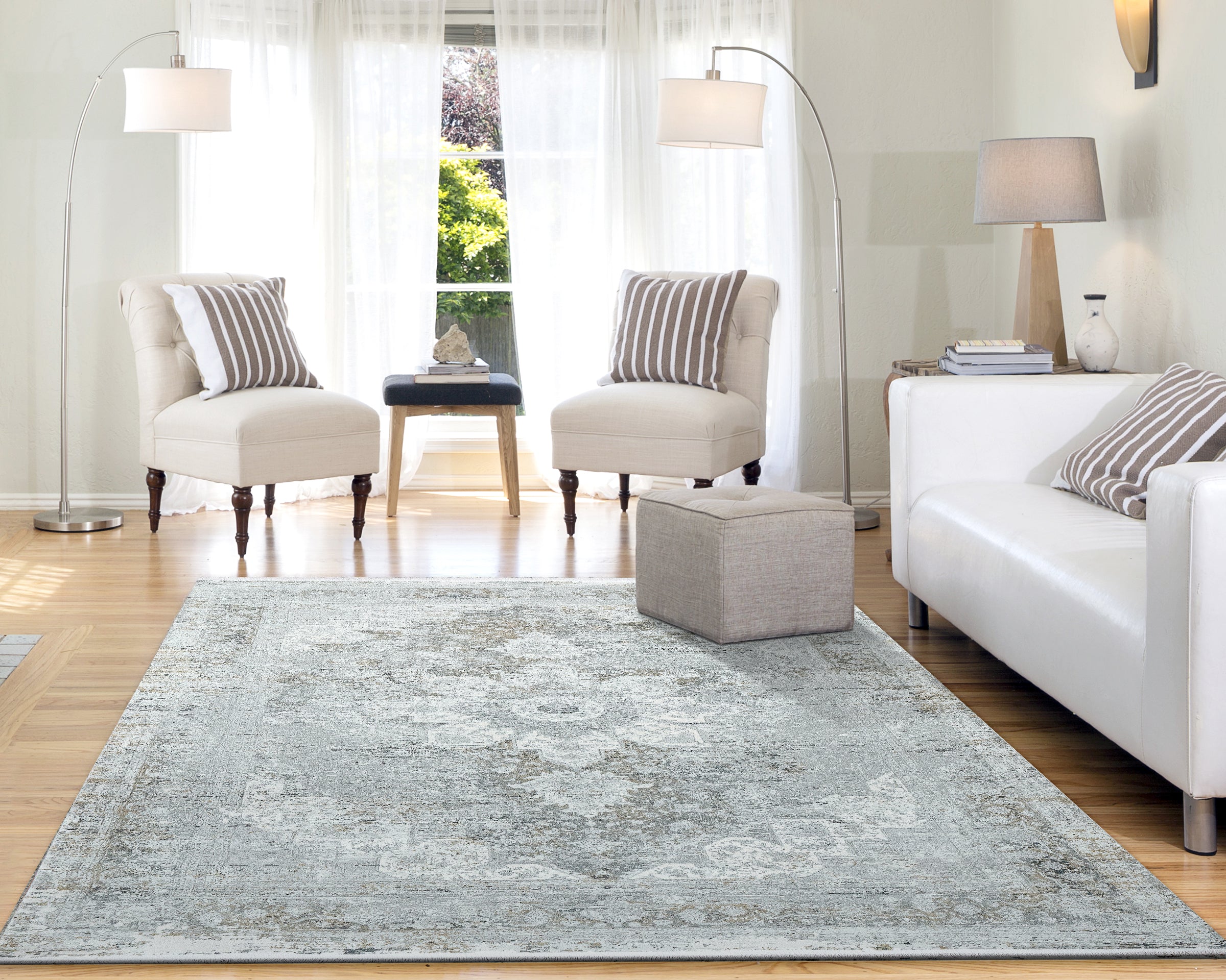 Dynamic Rugs RUBY 2161-900 Grey Rug