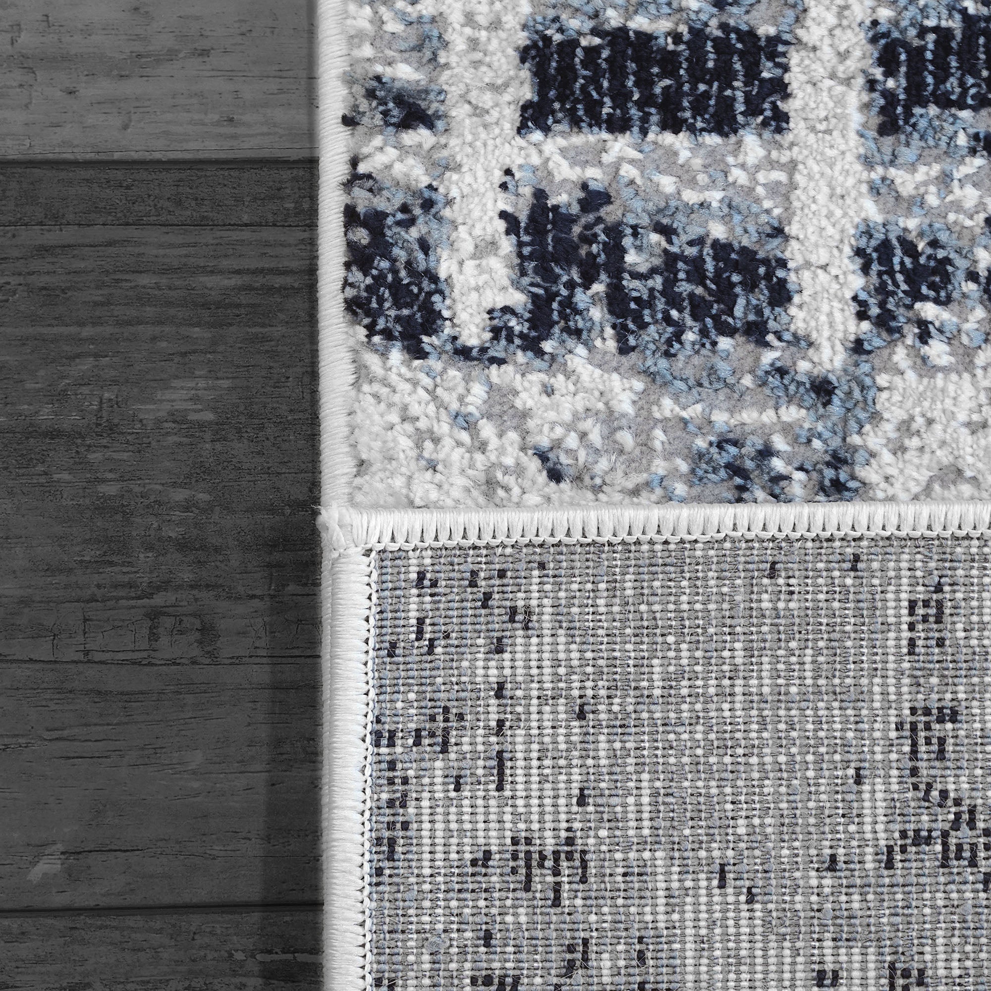 Dynamic Rugs NAVI 4010-501 Blue/Ivory Rug